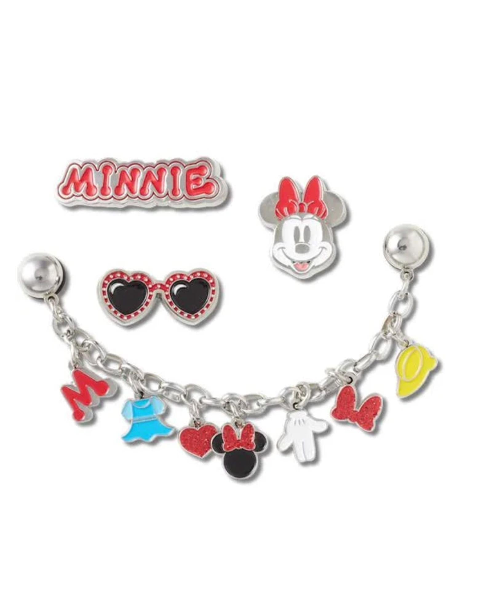Crocs・crocs -  CROCS JIBBITZ / MINNIE ELEVATED 5PCK