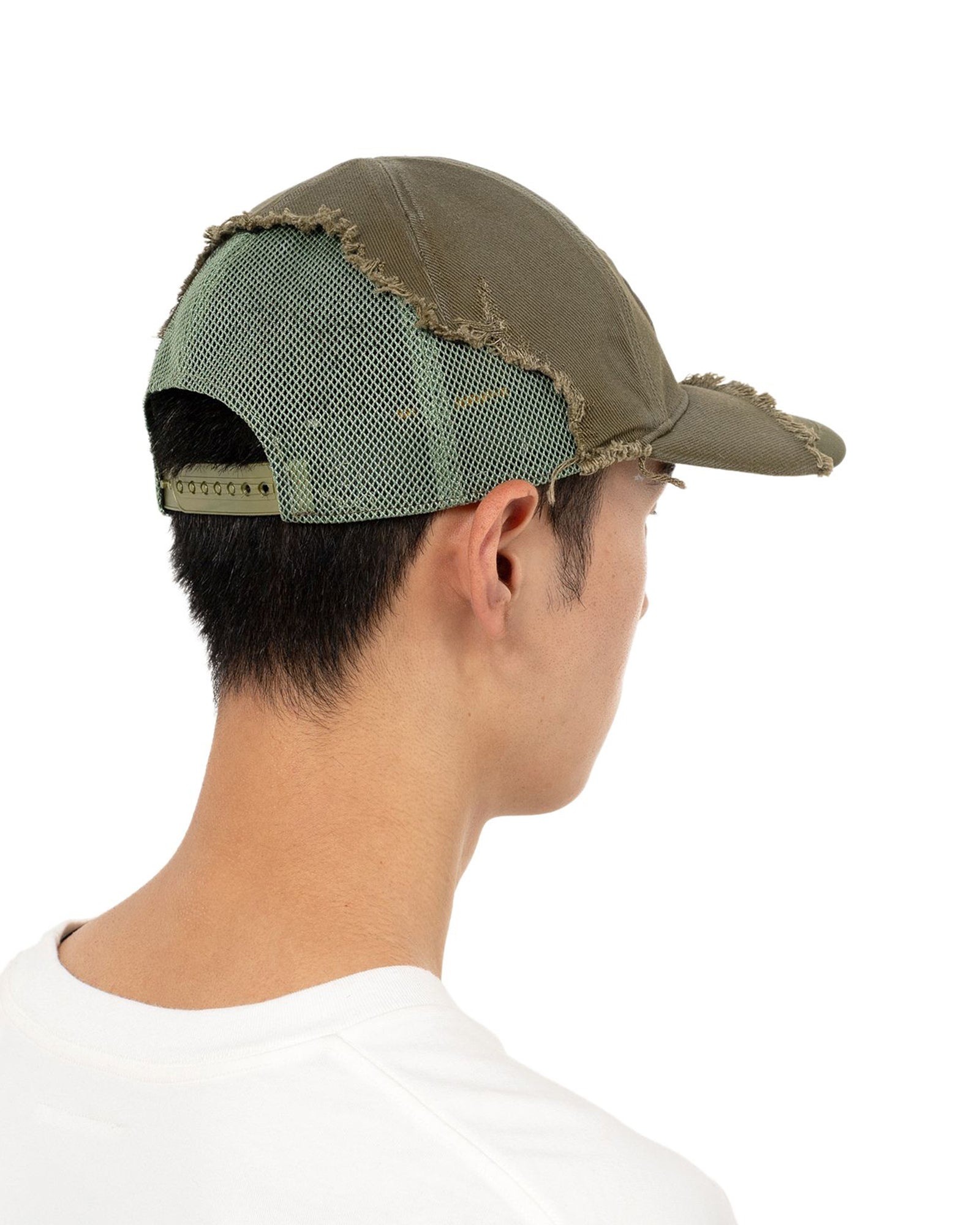 MIHARA YASUHIRO・ミハラヤスヒロ - キャップ CRUSHED DETAIL CAP/ KHAKI