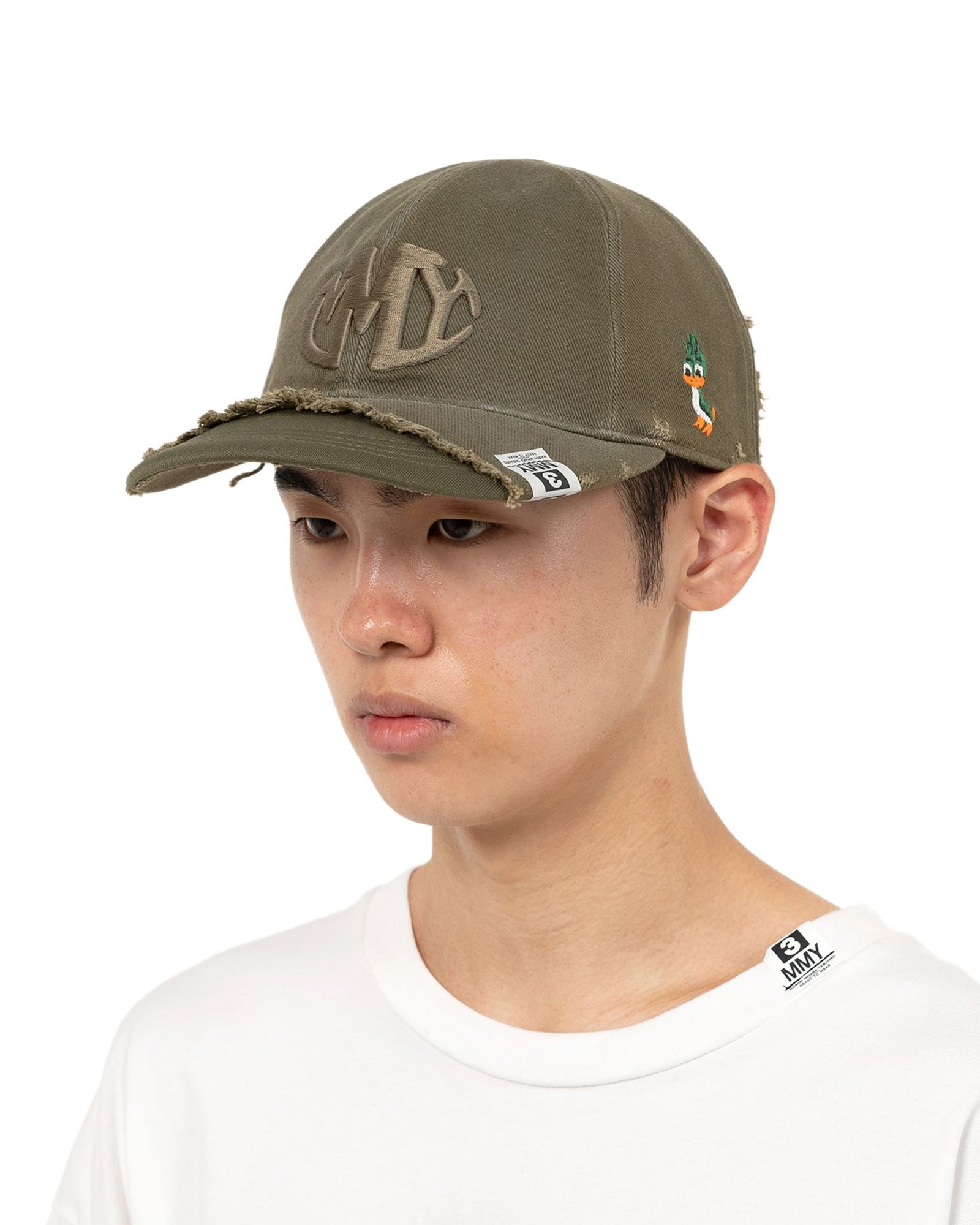 MIHARA YASUHIRO・ミハラヤスヒロ - キャップ CRUSHED DETAIL CAP/ KHAKI