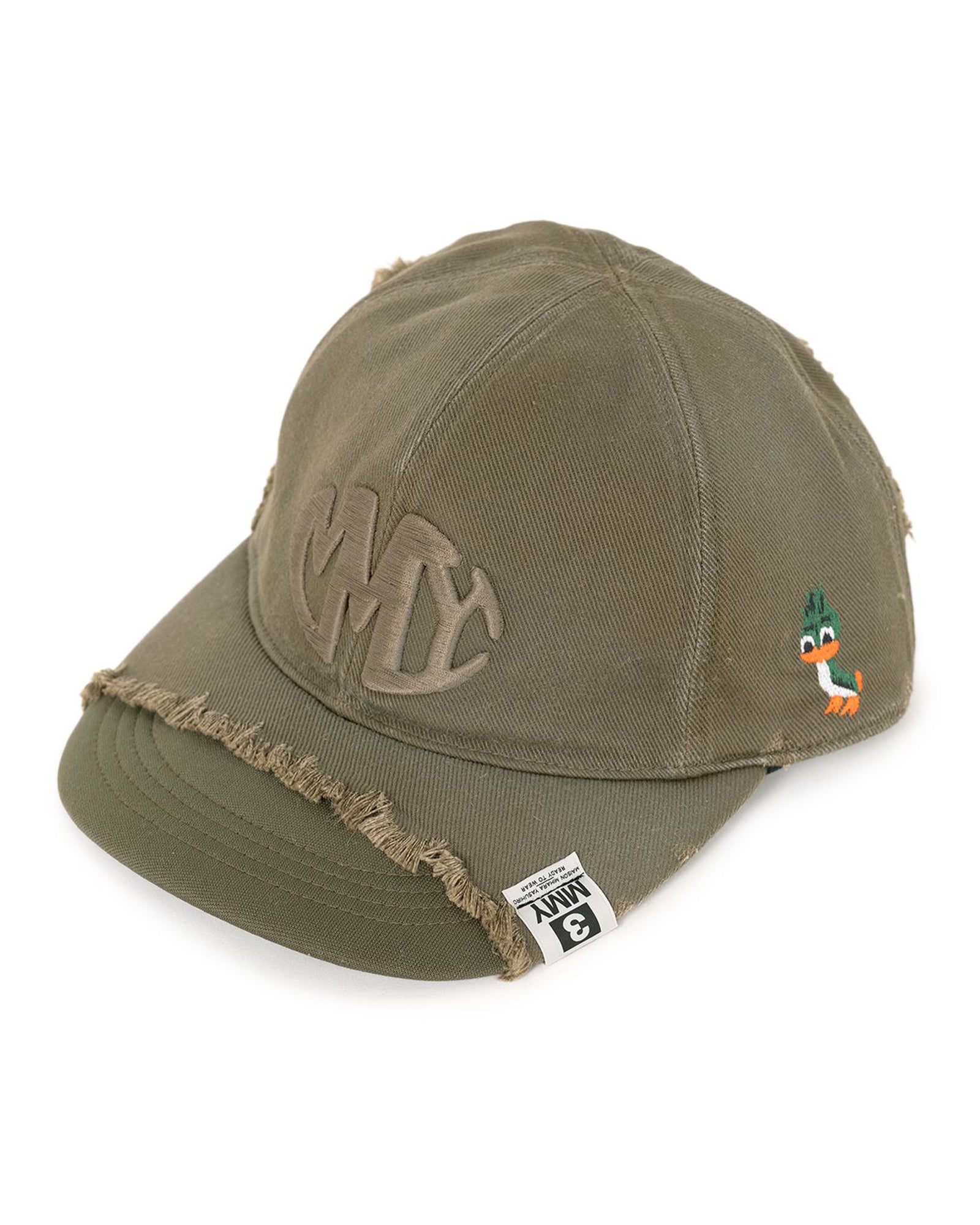 CRUSHED DETAIL CAP/ KHAKI
