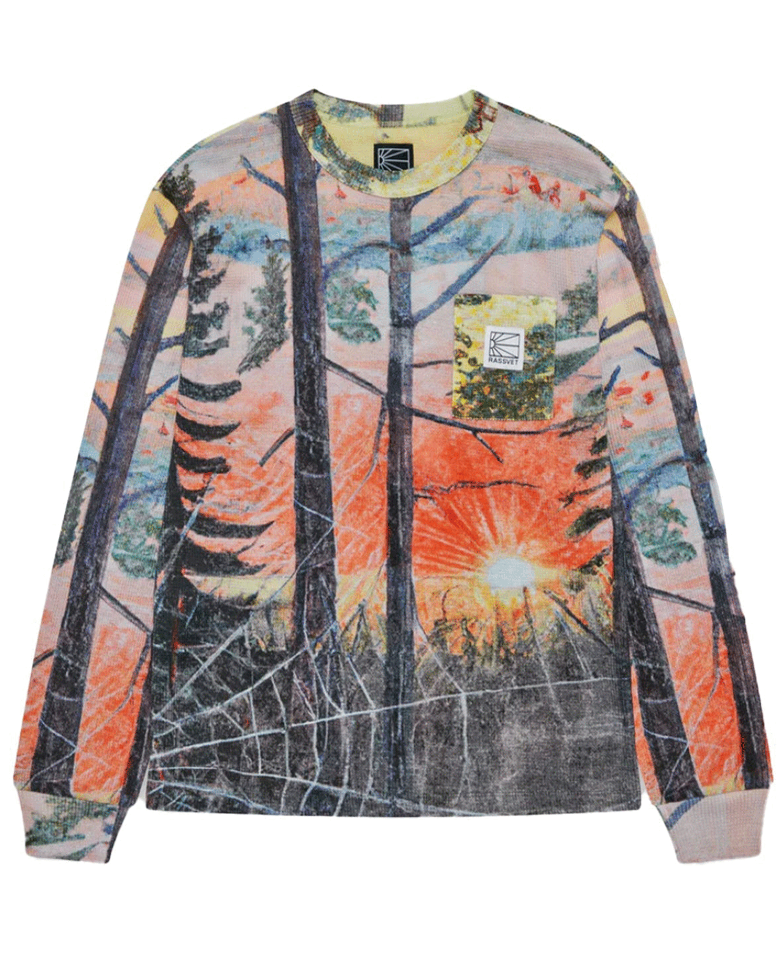 ALL OVER PRINT LONG SLEEVE TEE / MULTI