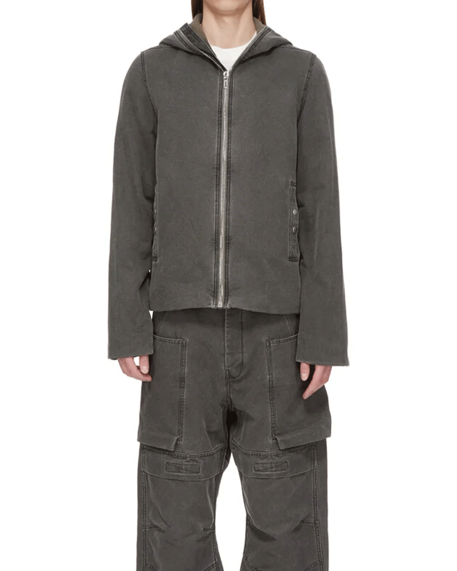 RICK OWENS DRKSHDW・リックオウエンス ダークシャドウ - ジャケット GIMP ZIPFRONT JKT / GRAVEL