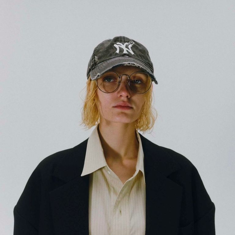 BASICKS × DAMAGED NEW YORK CAP / BLACK