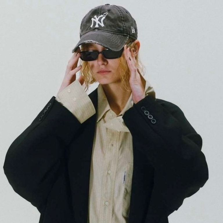 BASICKS × DAMAGED NEW YORK CAP / BLACK