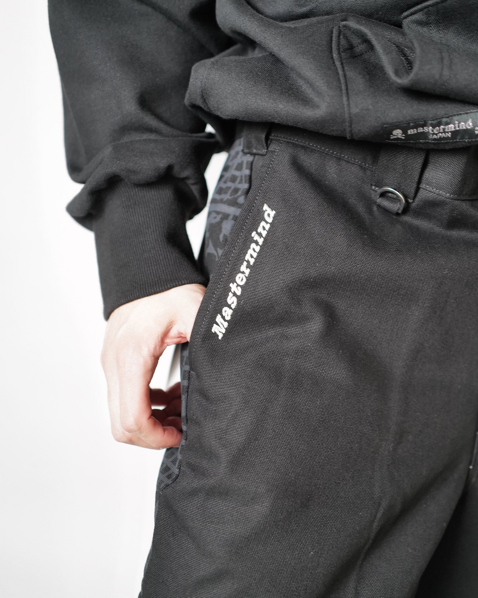 mastermind・マスターマインド - ハーフ・ショートパンツ DUCK SHORTS / BLACK
