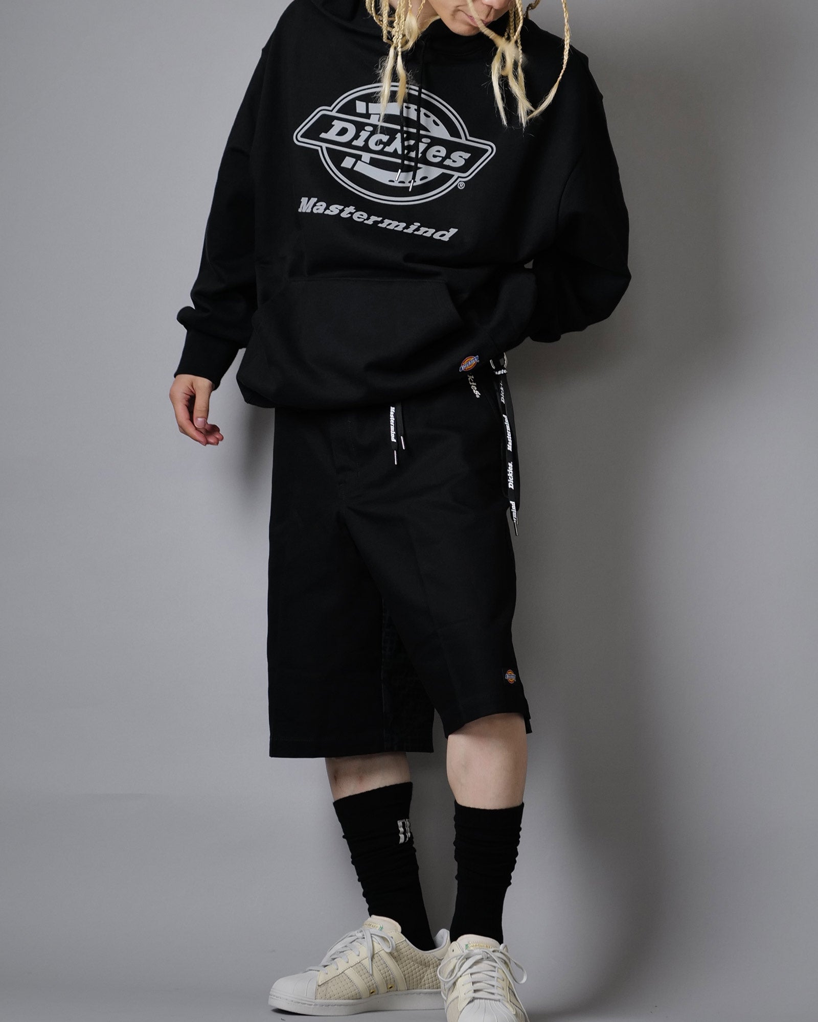 mastermind・マスターマインド - ハーフ・ショートパンツ DUCK SHORTS / BLACK