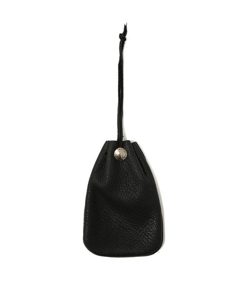 バッグ MASSES DEER SKIN DRAWSTRING deer-skin-drawstring-black-