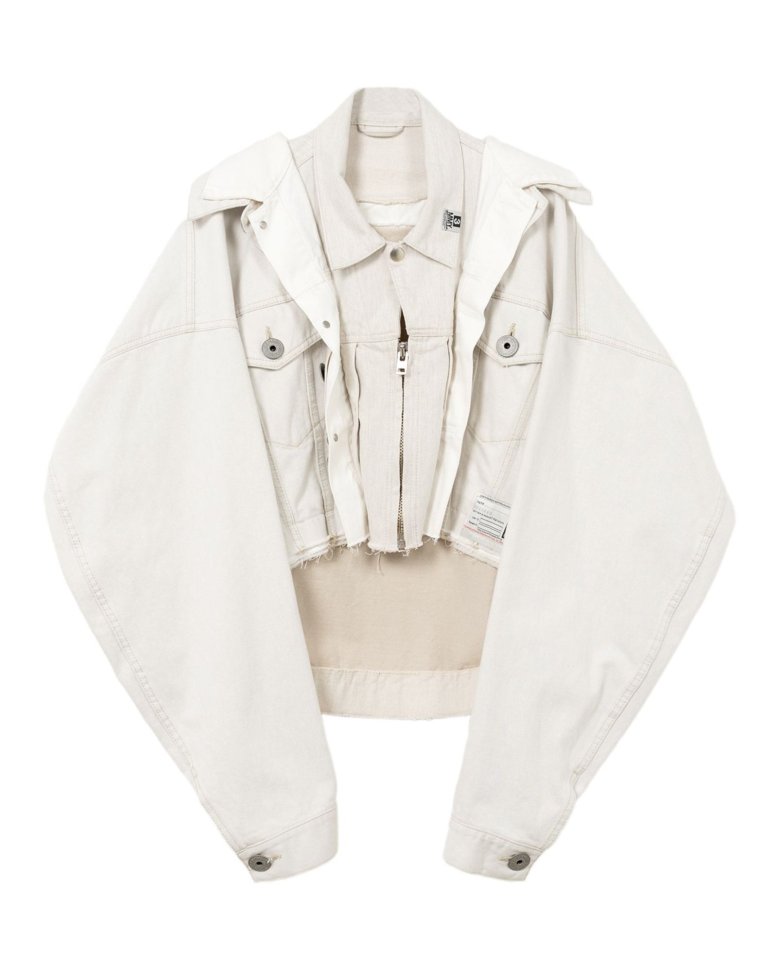 MIHARA YASUHIRO・ミハラヤスヒロ - デニムジャケット DENIM JACKET / WHITE