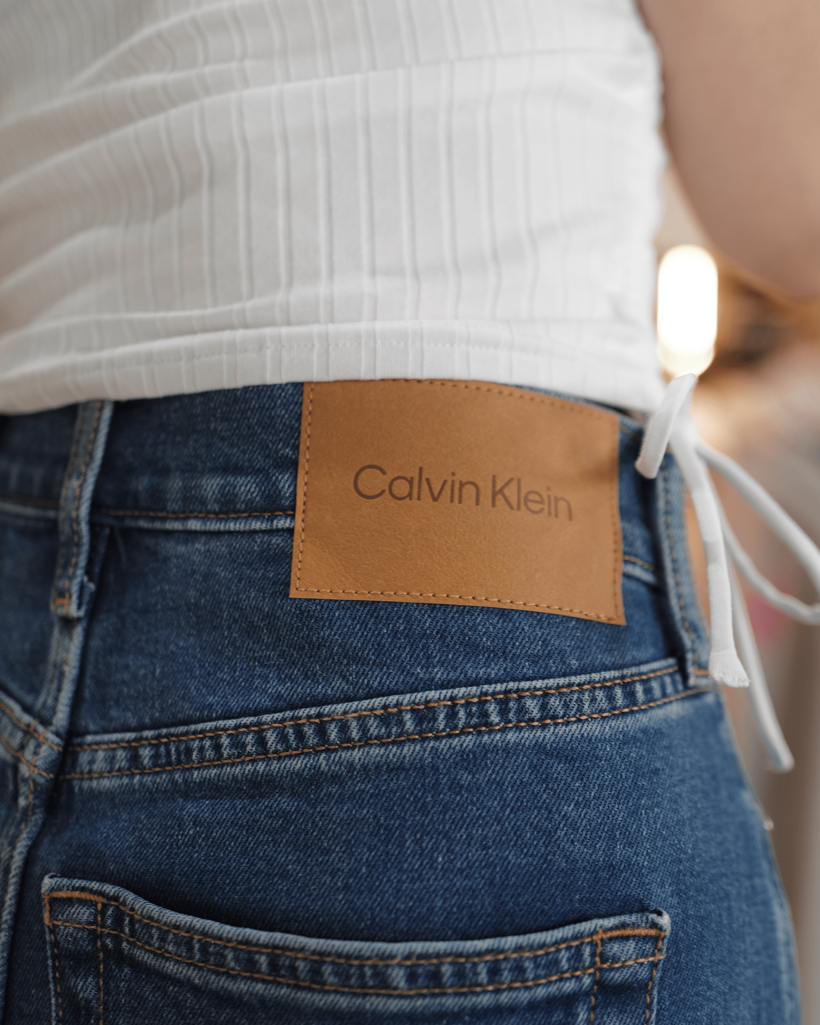 Calvin Klein × DENIM MAXI SKIRT / DENIM