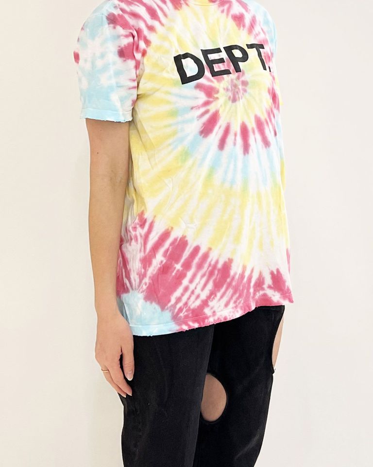 GALLERY DEPT. × DEPT. PINK MARINA TIE DYE TEE / TIE DYE