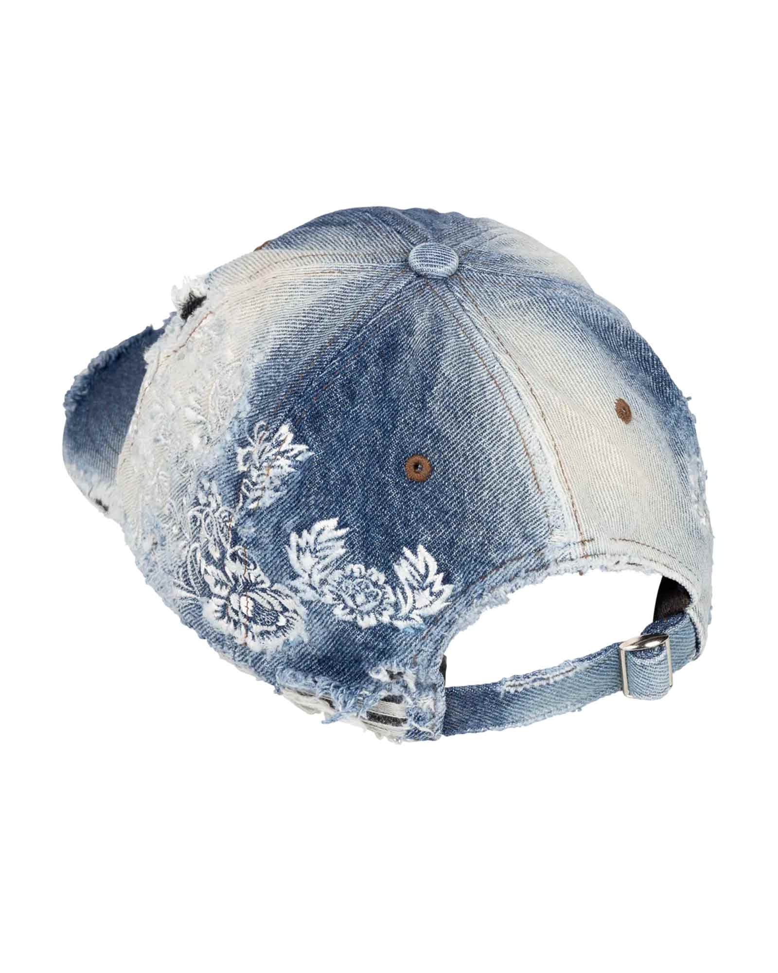 Aries × DESTROYED LACE CAP / BLUE