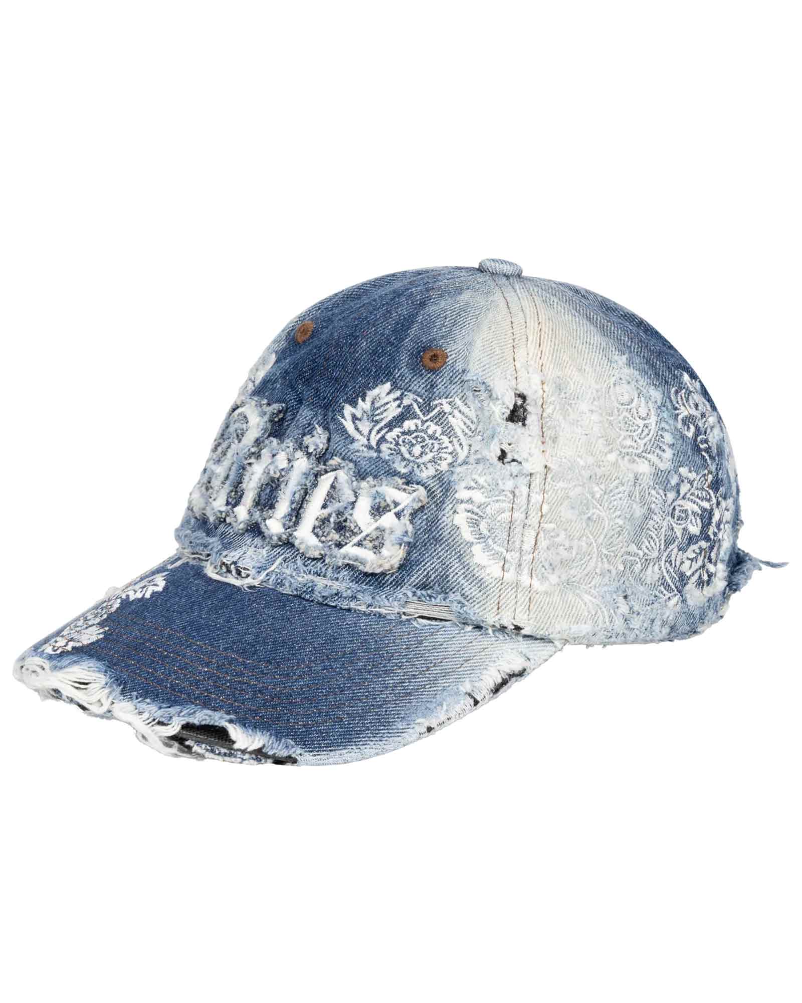 Aries × DESTROYED LACE CAP / BLUE
