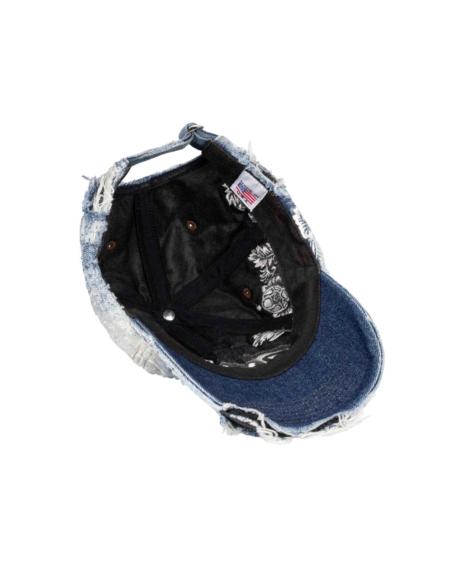 Aries × DESTROYED LACE CAP / BLUE