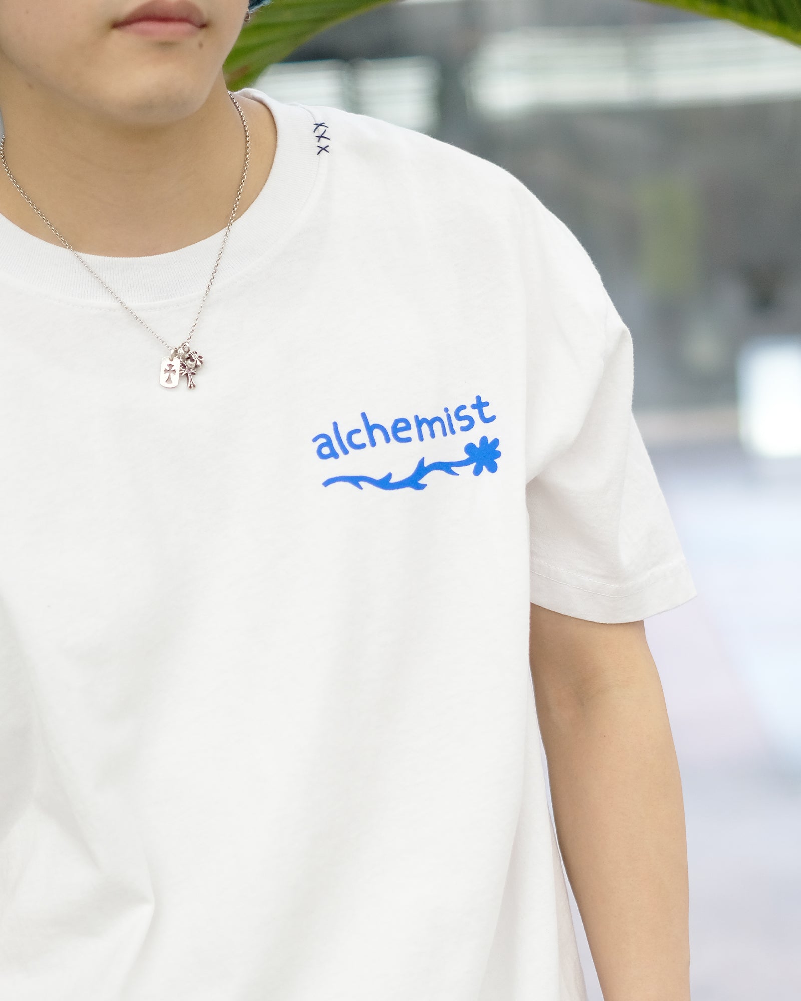ALCHEMIST・アルケミスト - Tシャツ・カットソー DIRTY ROSE TEE / WHITE