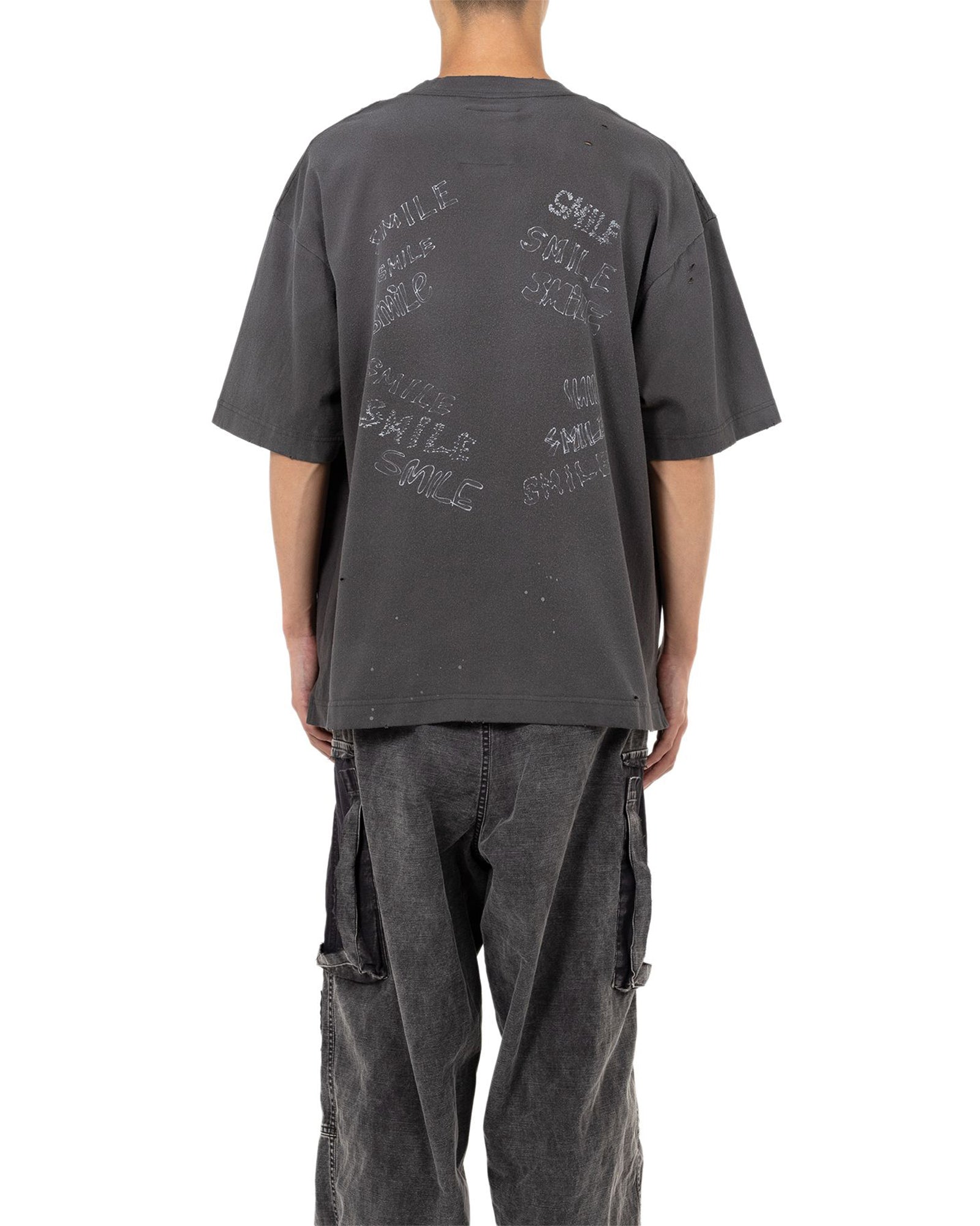 MIHARA YASUHIRO・ミハラヤスヒロ - Tシャツ・カットソー DISTRESSED TEE / BLACK