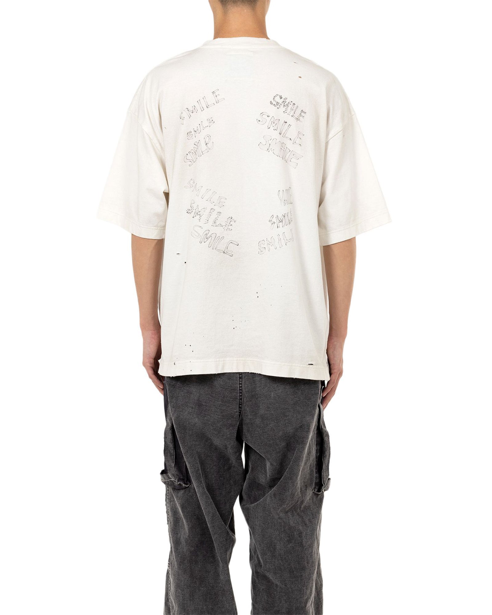 MIHARA YASUHIRO・ミハラヤスヒロ - Tシャツ・カットソー DISTRESSED TEE / WHITE