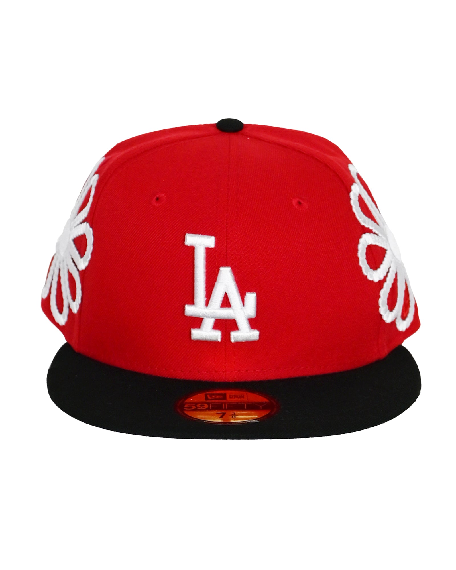 DODGERS PEARLZ EMBROIDERY HAT / RED/BLACK