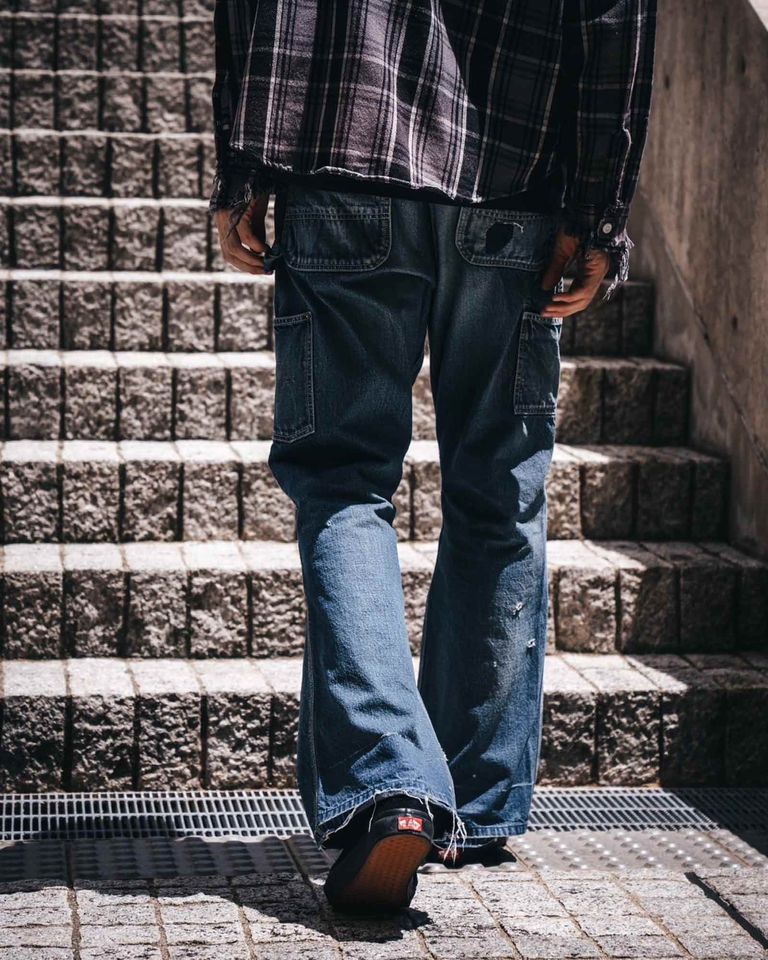 ©SAINT M××××××・saint michael -  DOUBLE KNEE/DENIM / BLUE