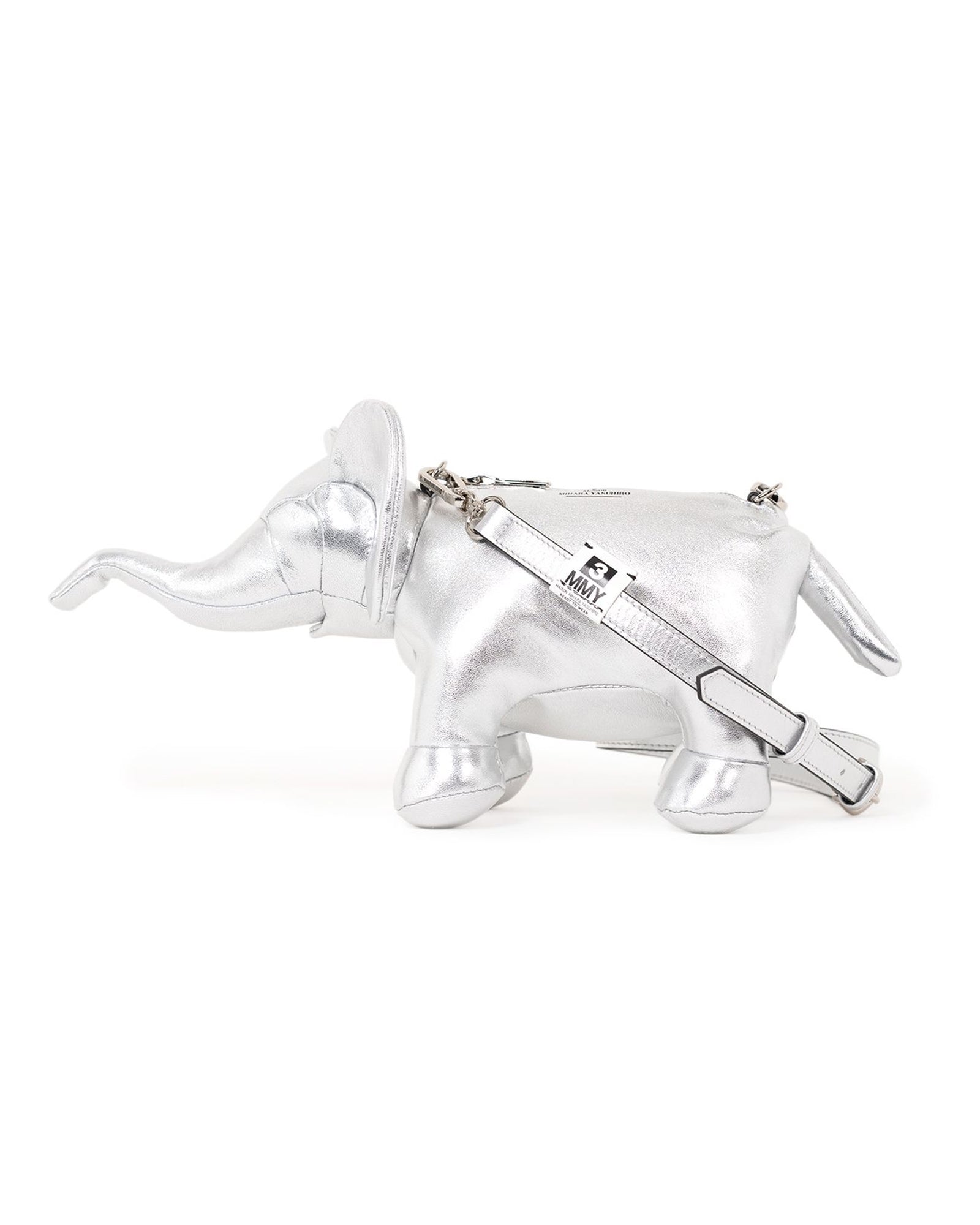 MIHARA YASUHIRO・ミハラヤスヒロ - ショルダーバッグ ELEPHANT MINI BAG / SILVER