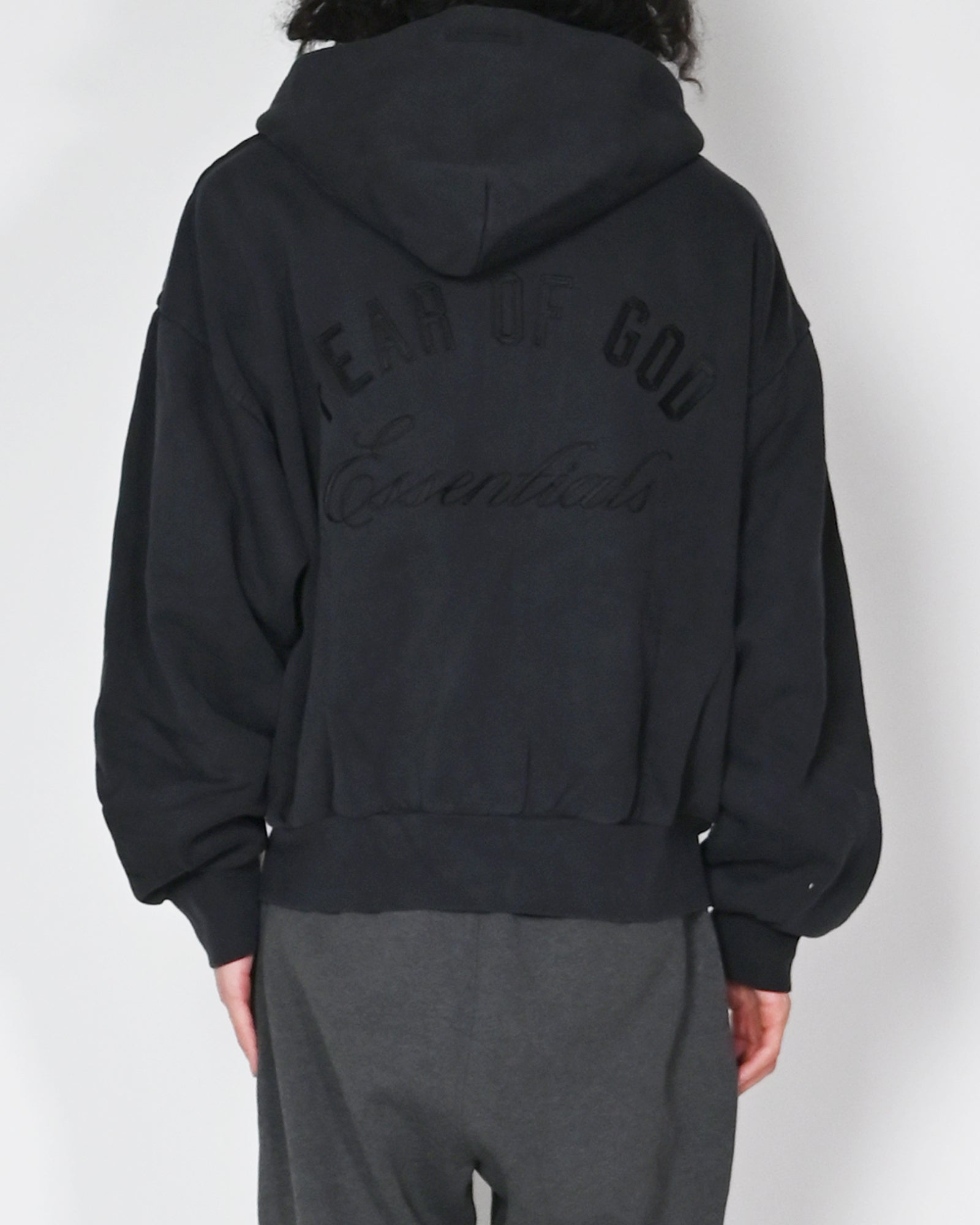 ESSENTIALS・エッセンシャルズ - トップス CLASSIC FULL ZIP HOODIE / BLACK