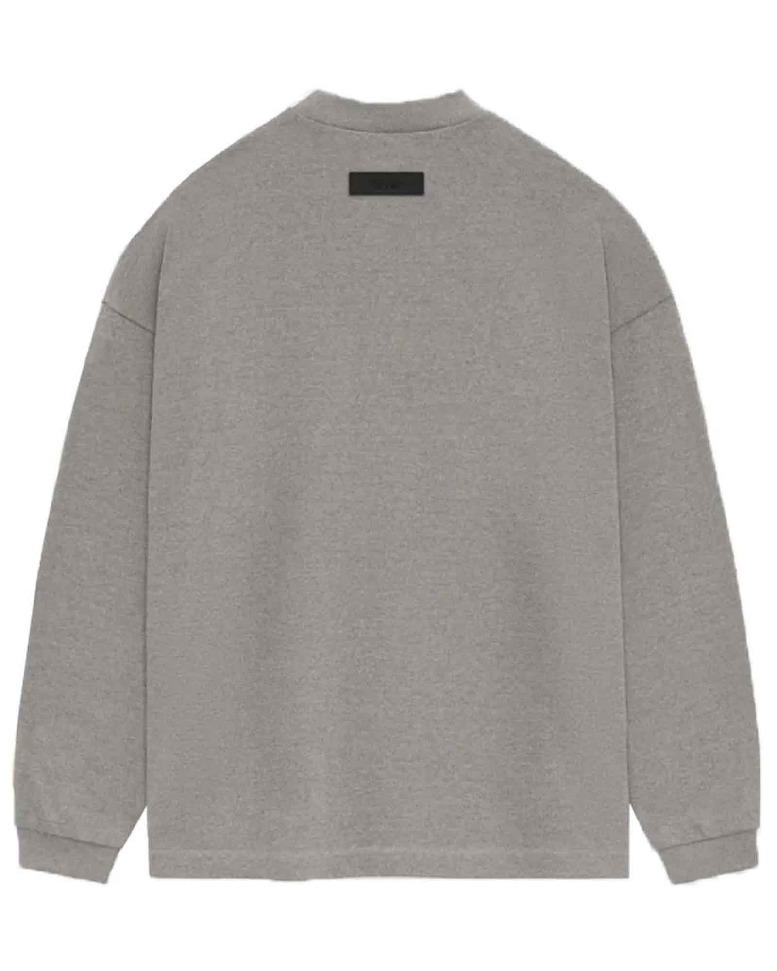 ESSENTIALS × ESSENTIALS L/S TEE / HEATHER GREY
