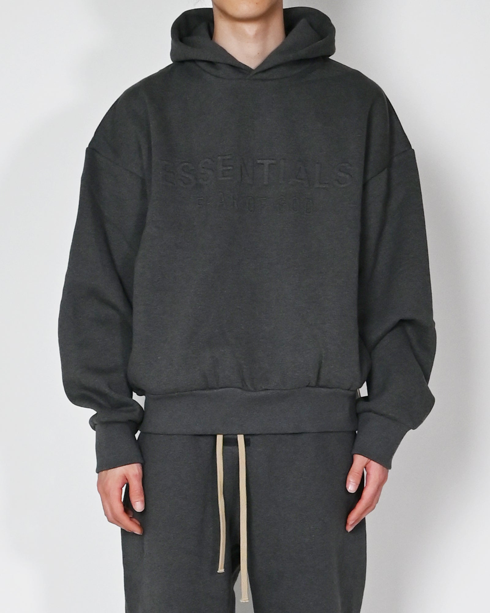 ESSENTIALS・エッセンシャルズ - パーカー・フーディ CLASSIC HOODIE / CHARCOAL HEATHER