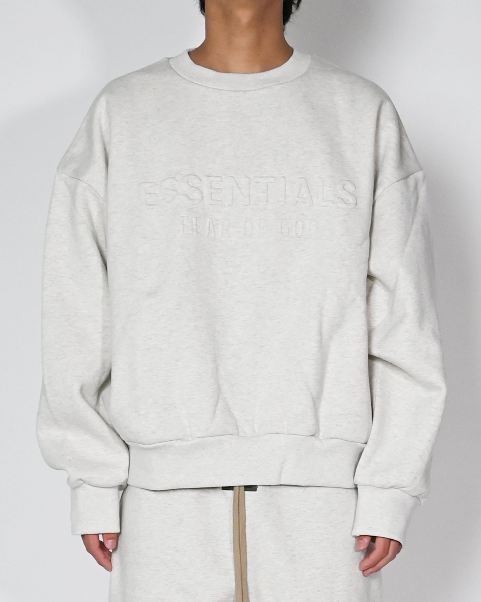 ESSENTIALS・essentials -  CLASSIC CREWNECK SWEATSHIRT / OATMEAL HEATHER