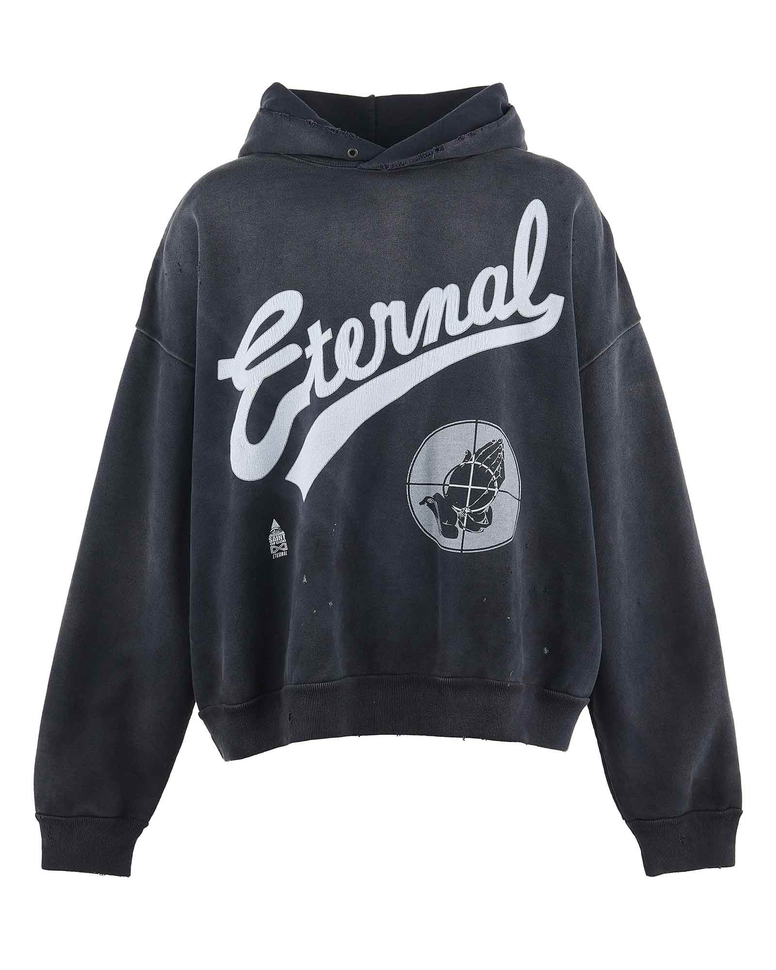 ©SAINT M×××××× × FG_HOODIE/SNT OF GOD / BLACK