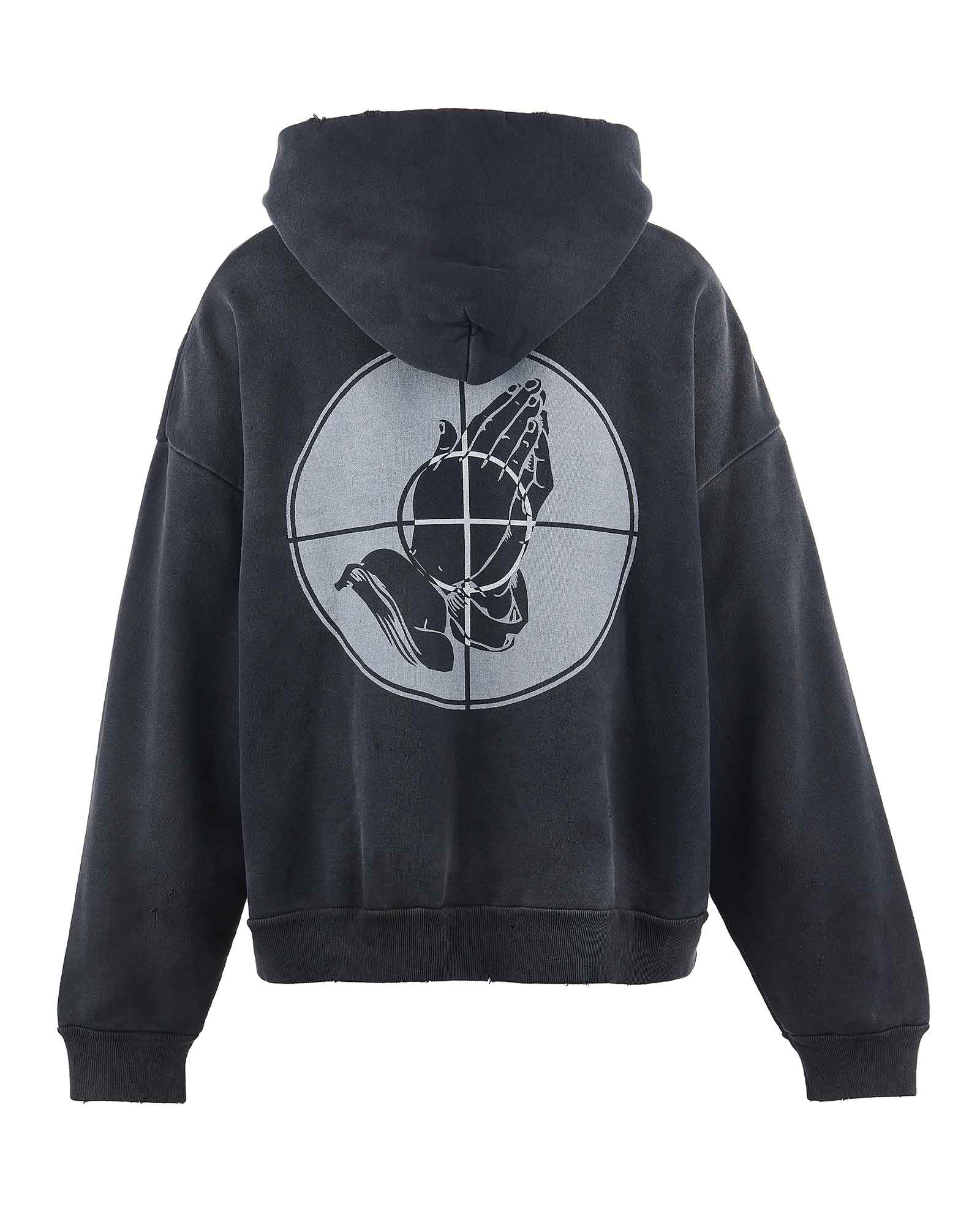 ©SAINT M×××××× × FG_HOODIE/SNT OF GOD / BLACK