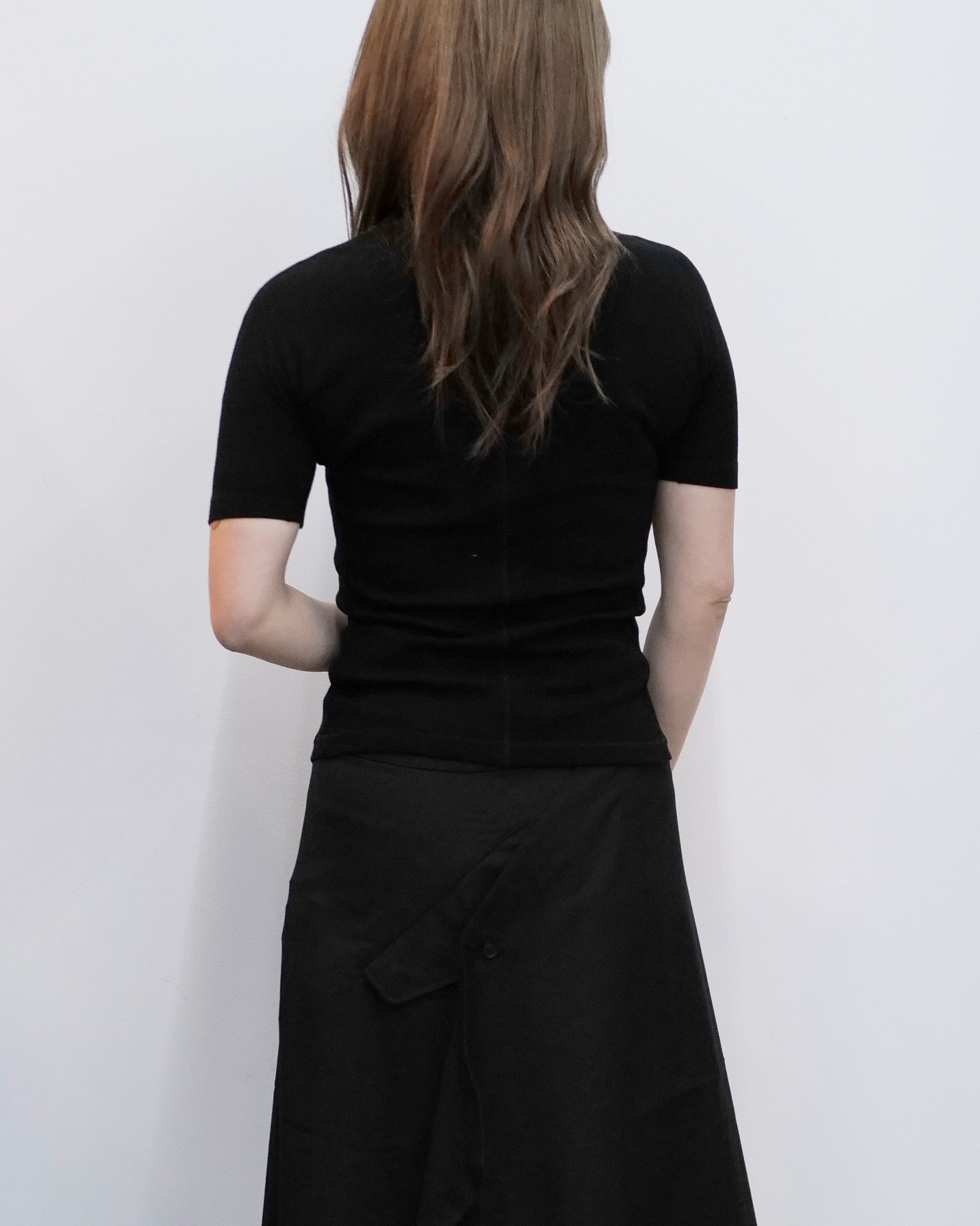 Y-3・韦斯利 -  FITTED SS TEE / BLACK