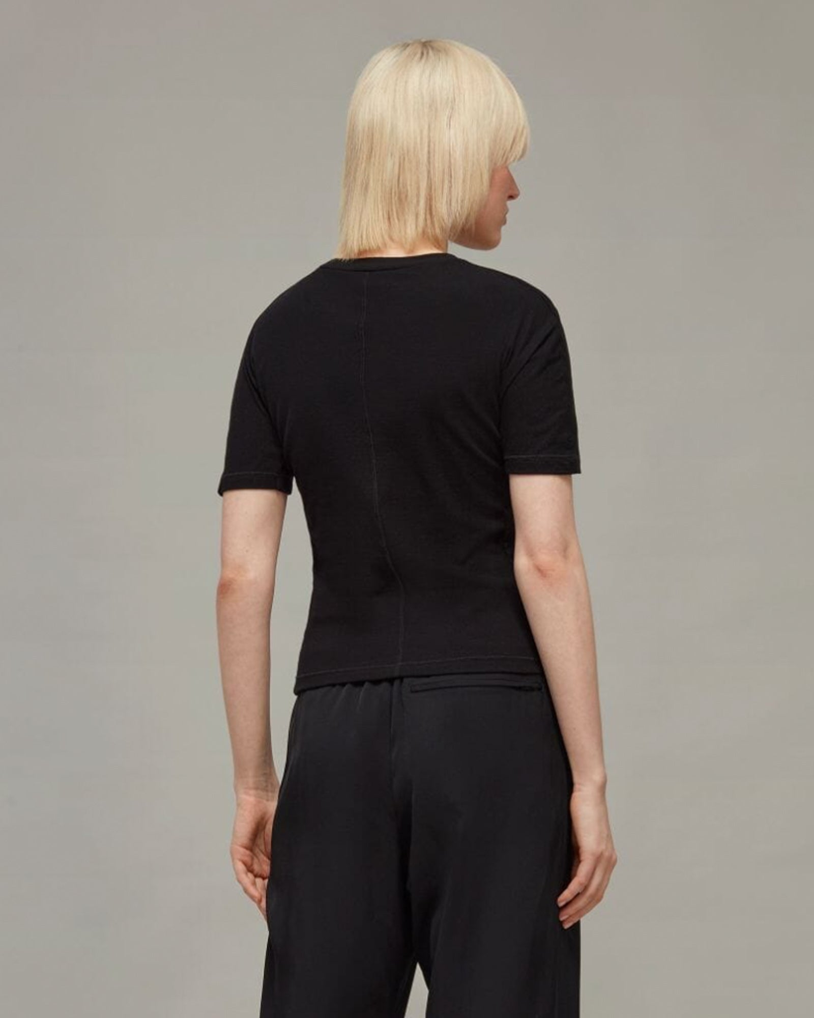 Y-3・韦斯利 -  FITTED SS TEE / BLACK