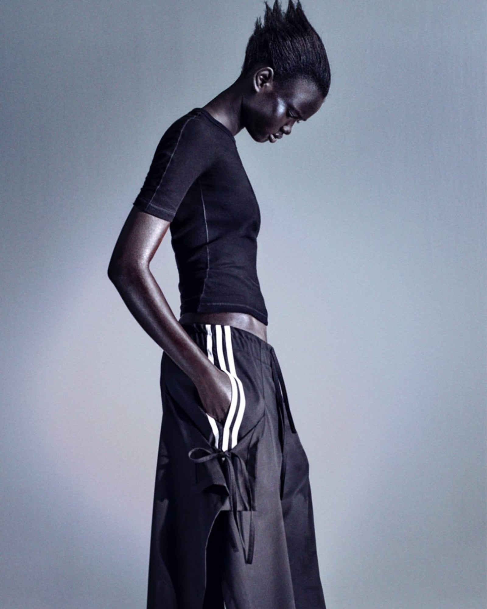 Y-3・韦斯利 -  FITTED SS TEE / BLACK