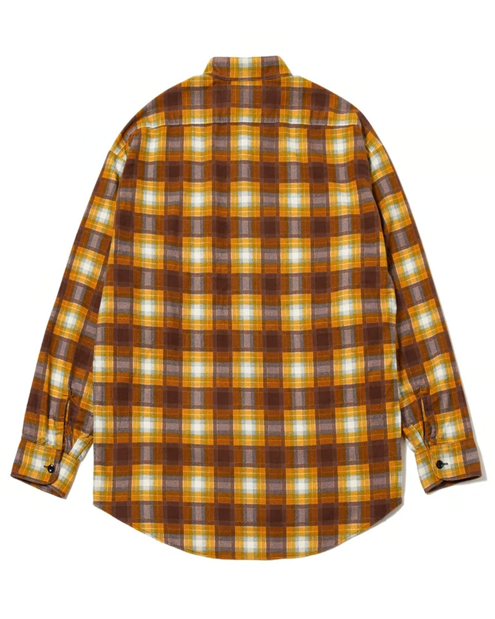 MASSES × FLANNEL PLAID SHIRT.ST / MUSTARD
