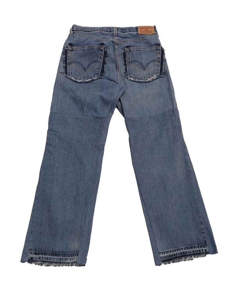 READYMADE・レディメイド -  FLARE WIDE DENIM / BLUE