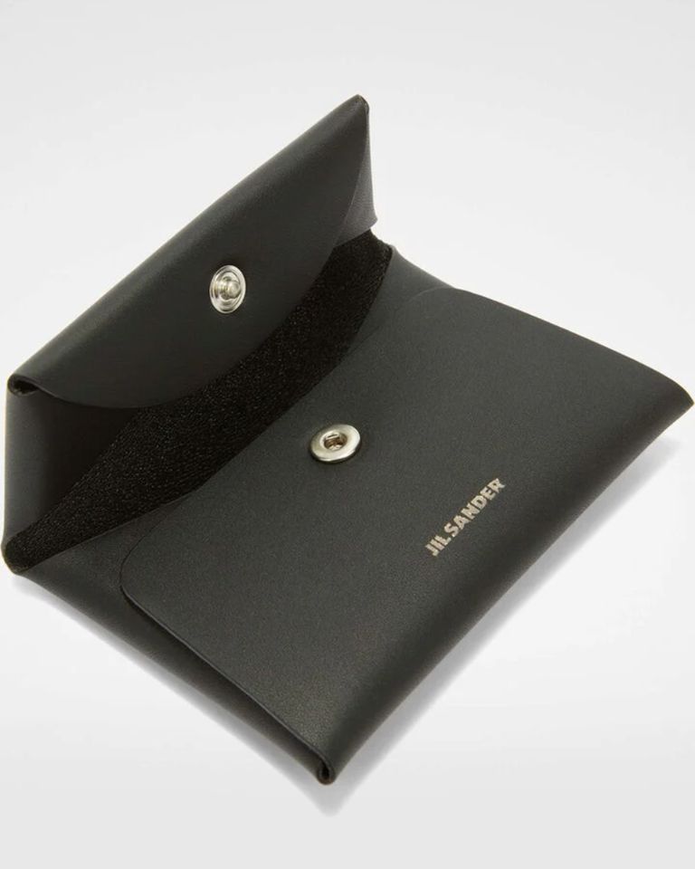 JIL SANDER × FOLDED COIN PURSE / BLACK
