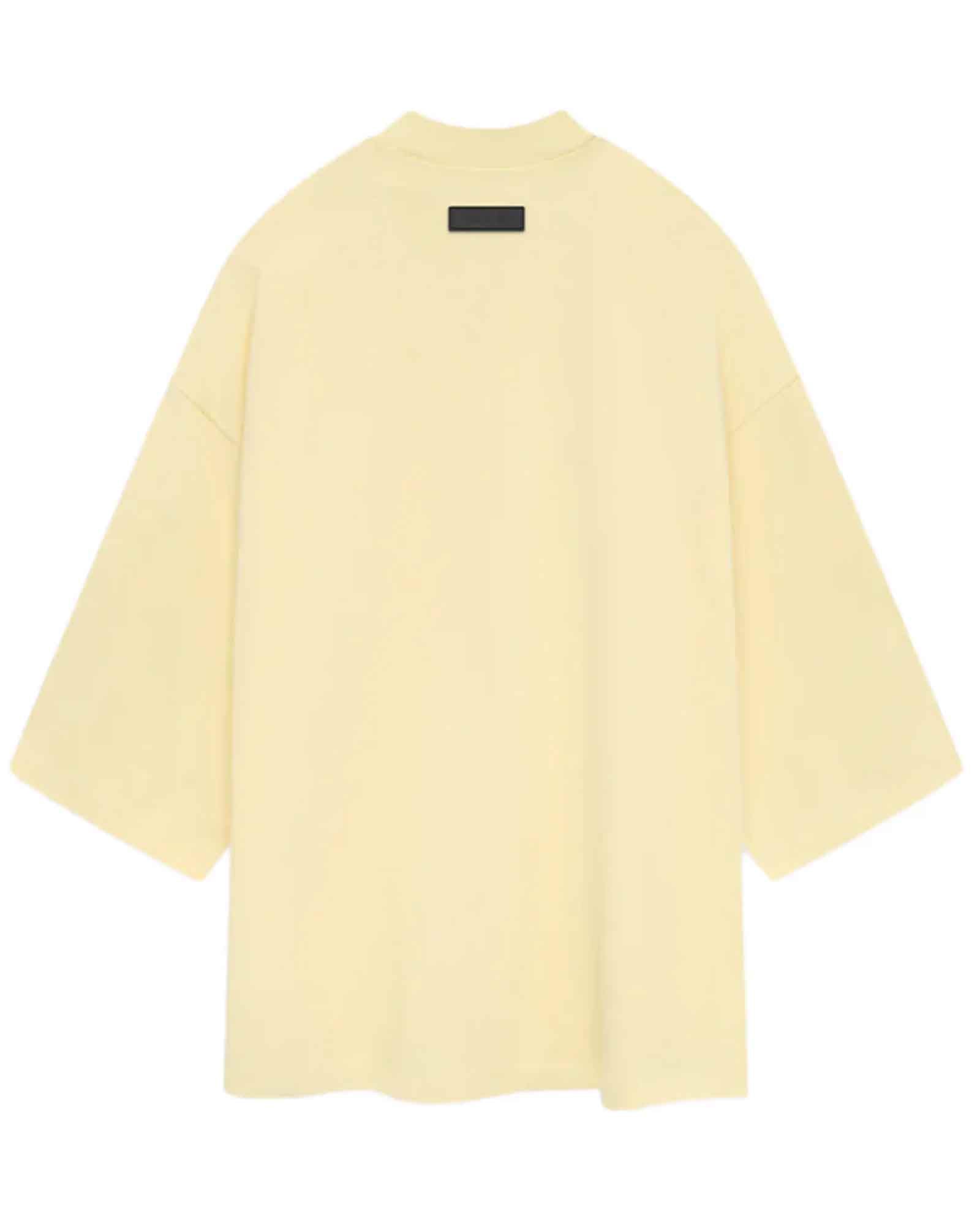 ESSENTIALS × FOOTBALL TEE / GARDEN YELLOW