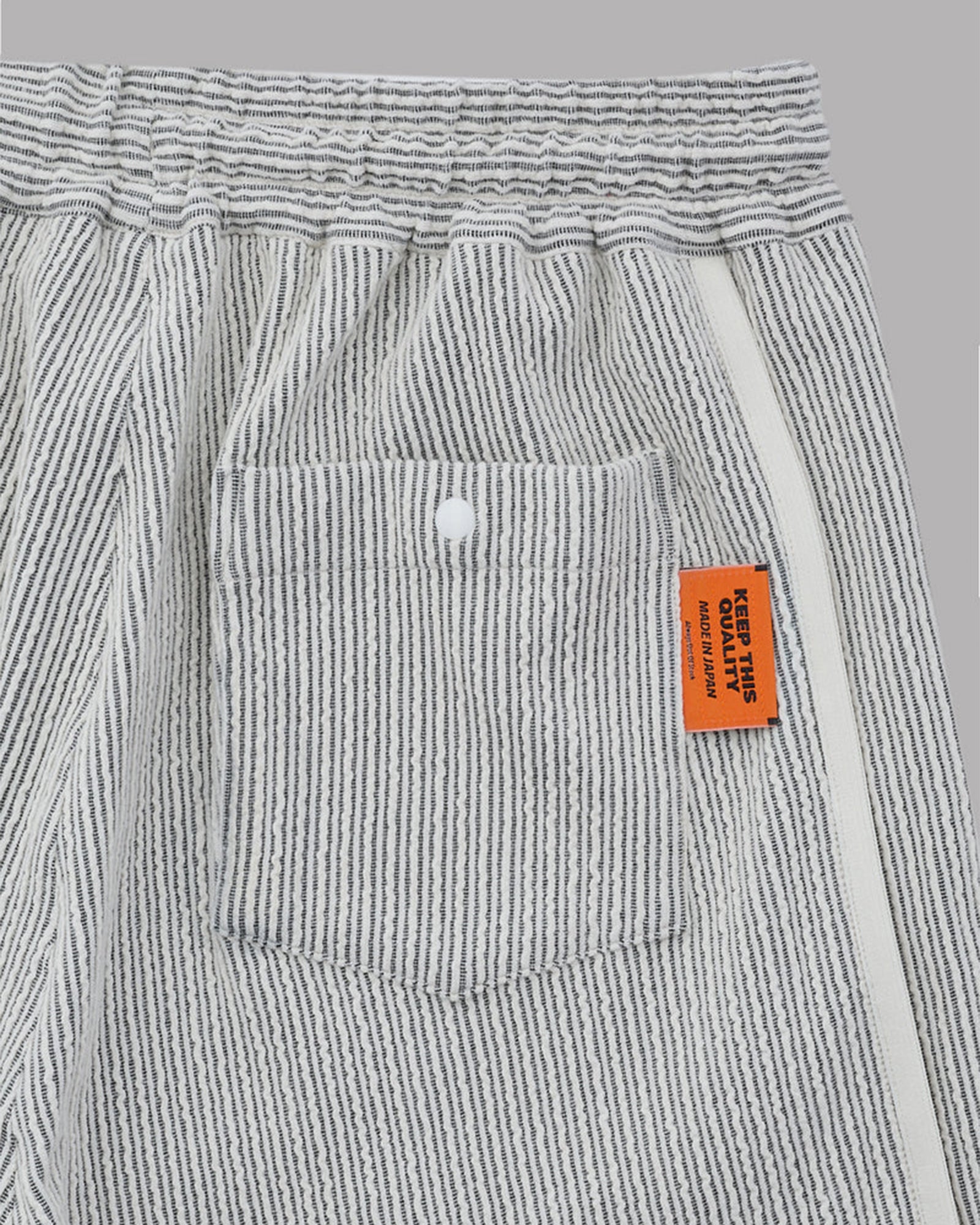ALWAYS OUT OF STOCK・オールウェイズ アウト オブ ストック - ハーフ・ショートパンツ FRILL STRIPES BASKETBALL SHIRTS / GRAY