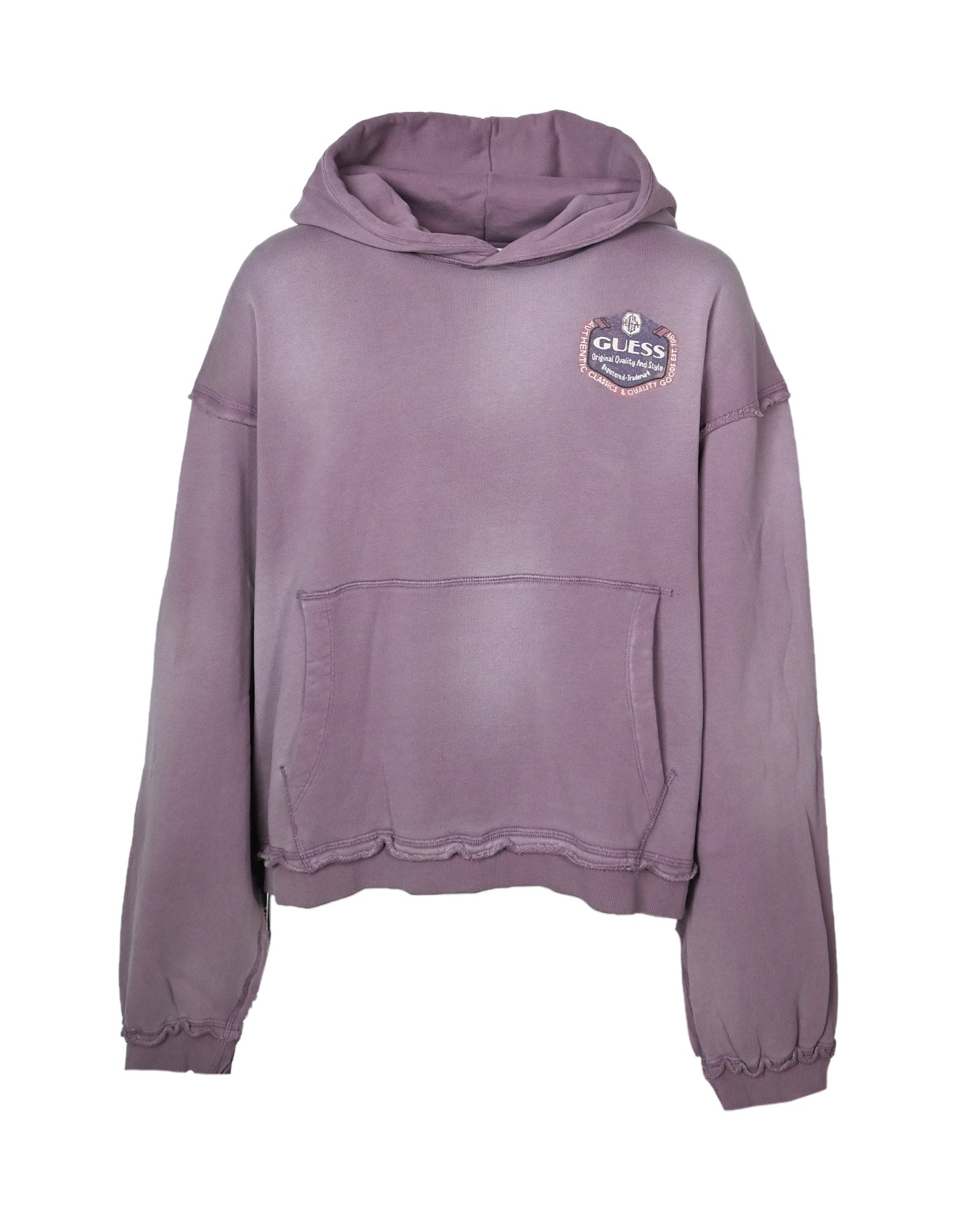 GO GRAPHIC BOXY HOODIE / PURPLE