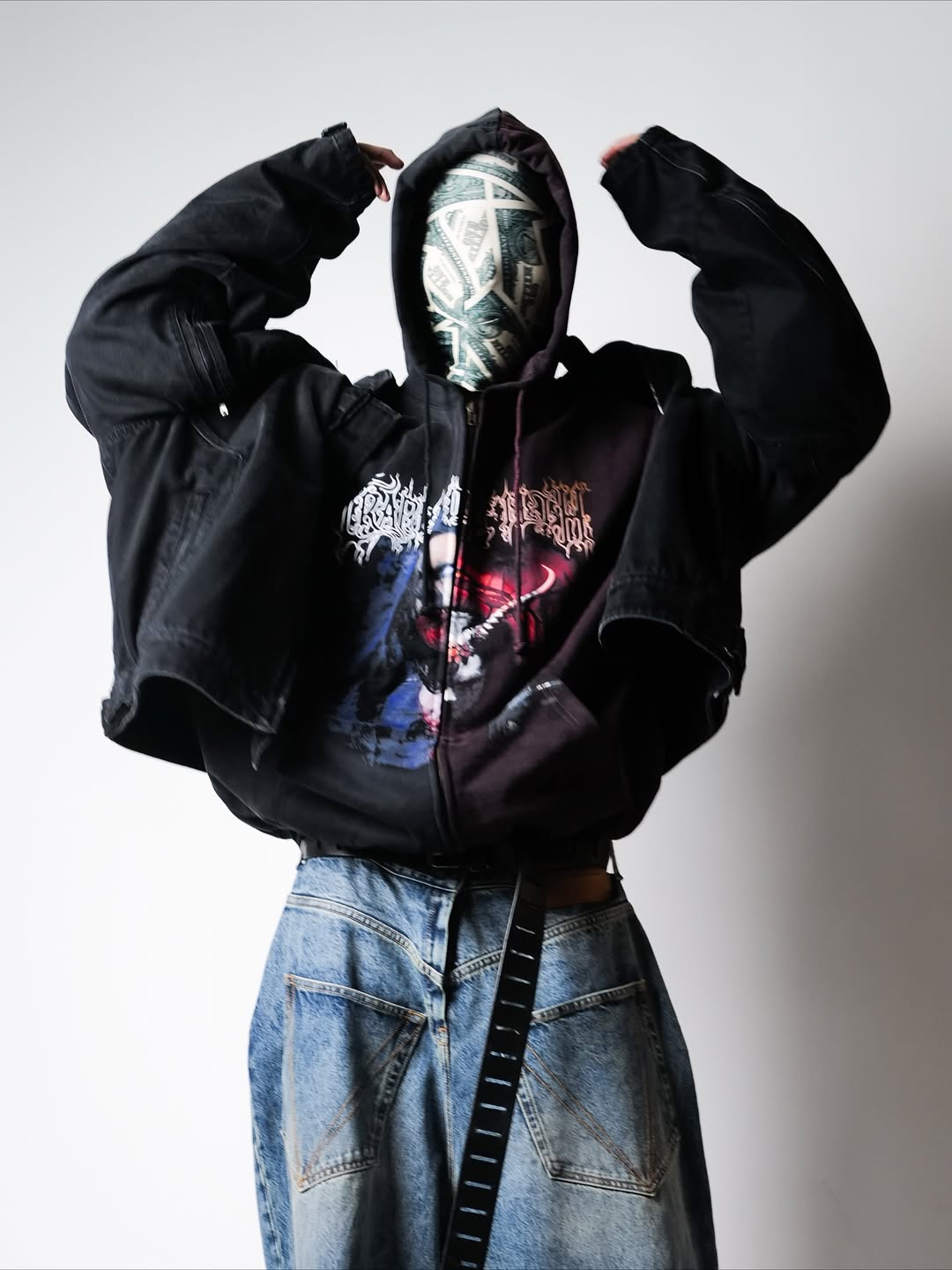 VETEMENTS・Vetements -  RACING DENIM JACKET / VINTAGE BLACK