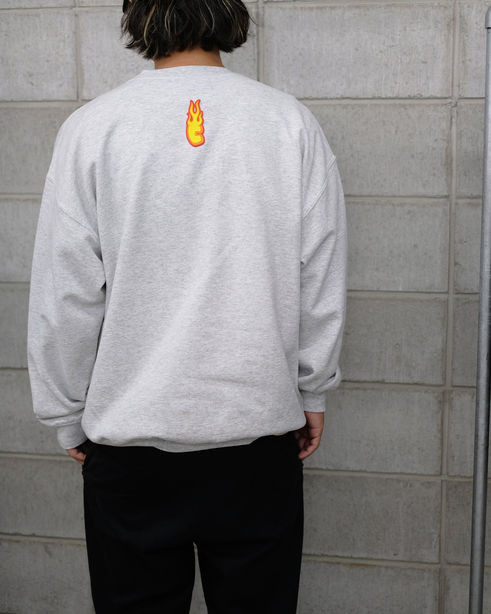 CVTVLIST × GIVE ME MONEY CREWNECK / ASH GRAY