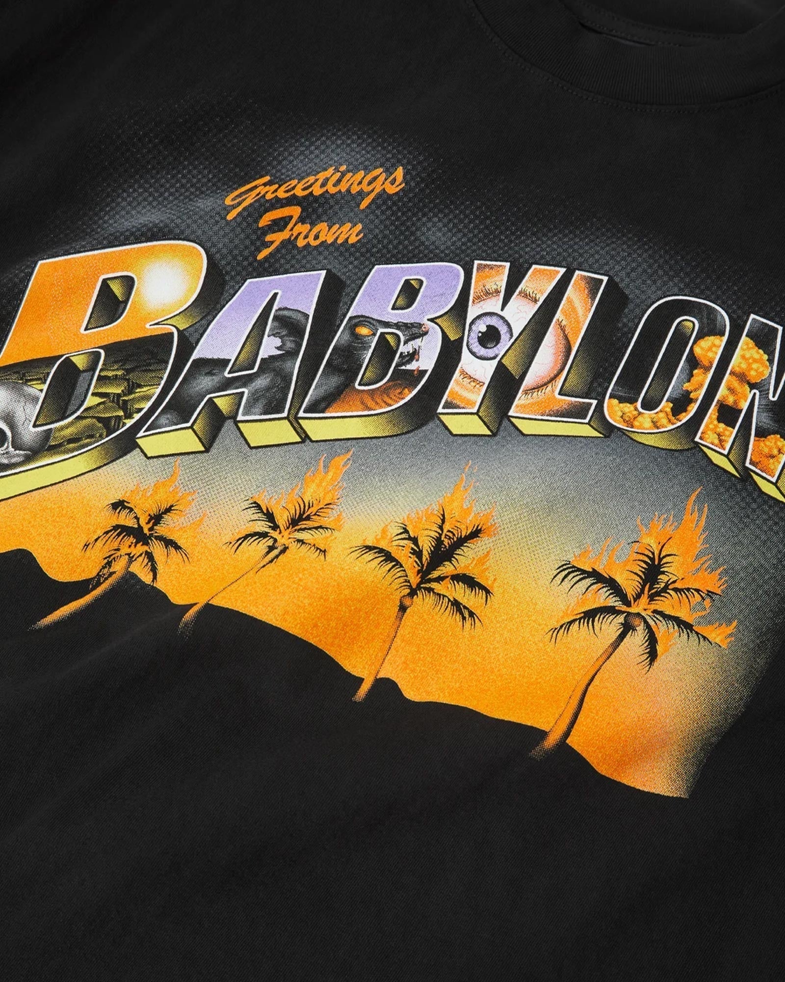 BABYLON LA・バビロンエルエー - Tシャツ・カットソー GREETINGS FROM BABYLON T-SHIRT / BLACK