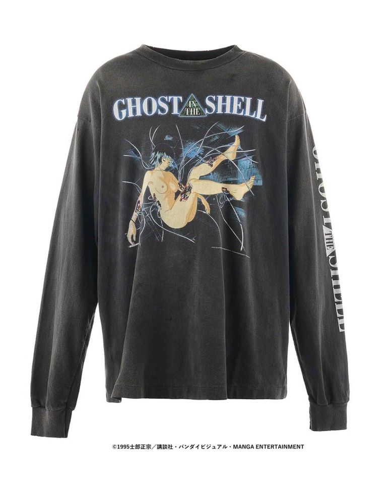 ©SAINT M×××××× × GS_LS TEE/ILYA GITS / BLACK