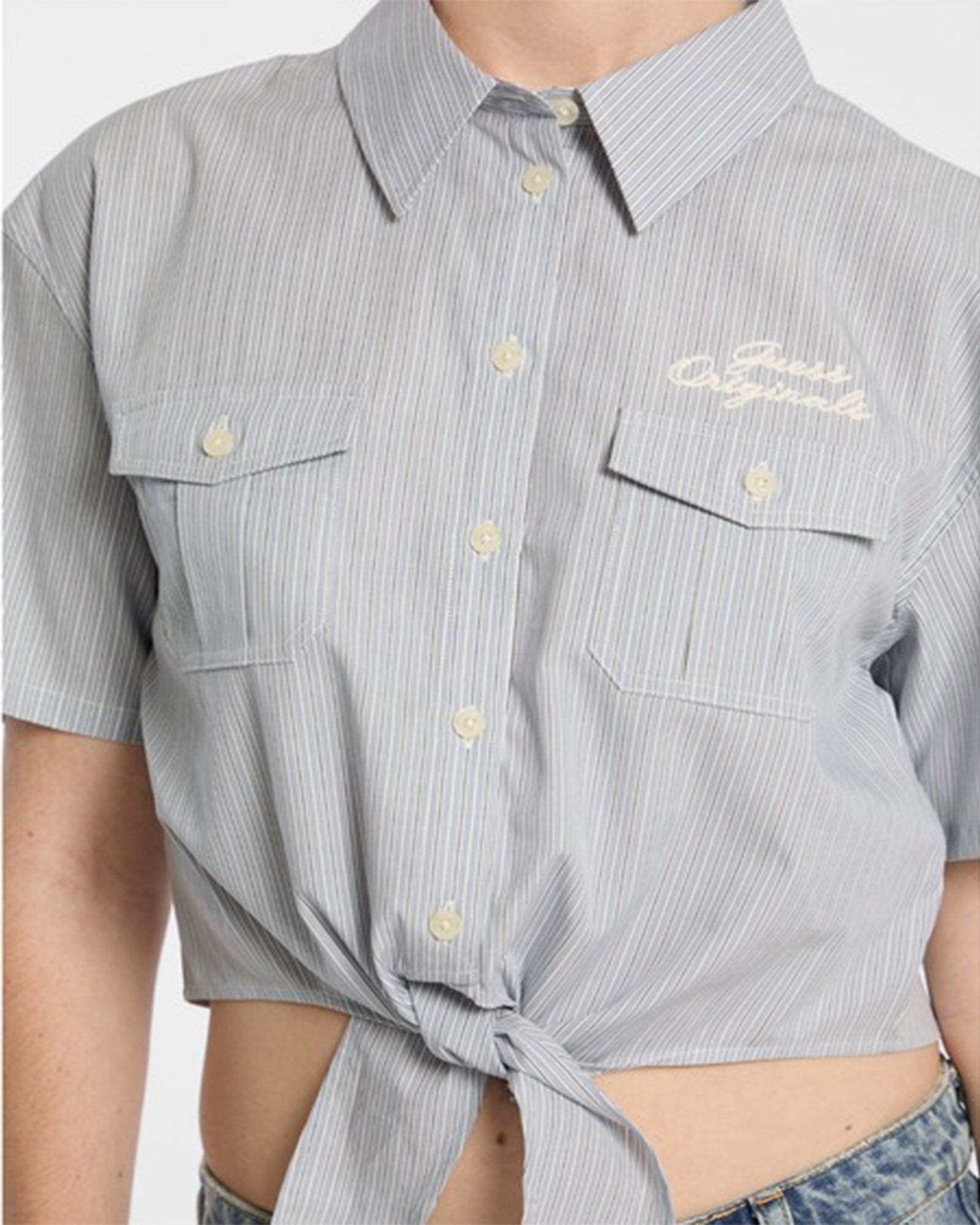 GUESS JEANS・ゲス ジーンズ - シャツ GO WORKWEAR TIE TOP / BLUE