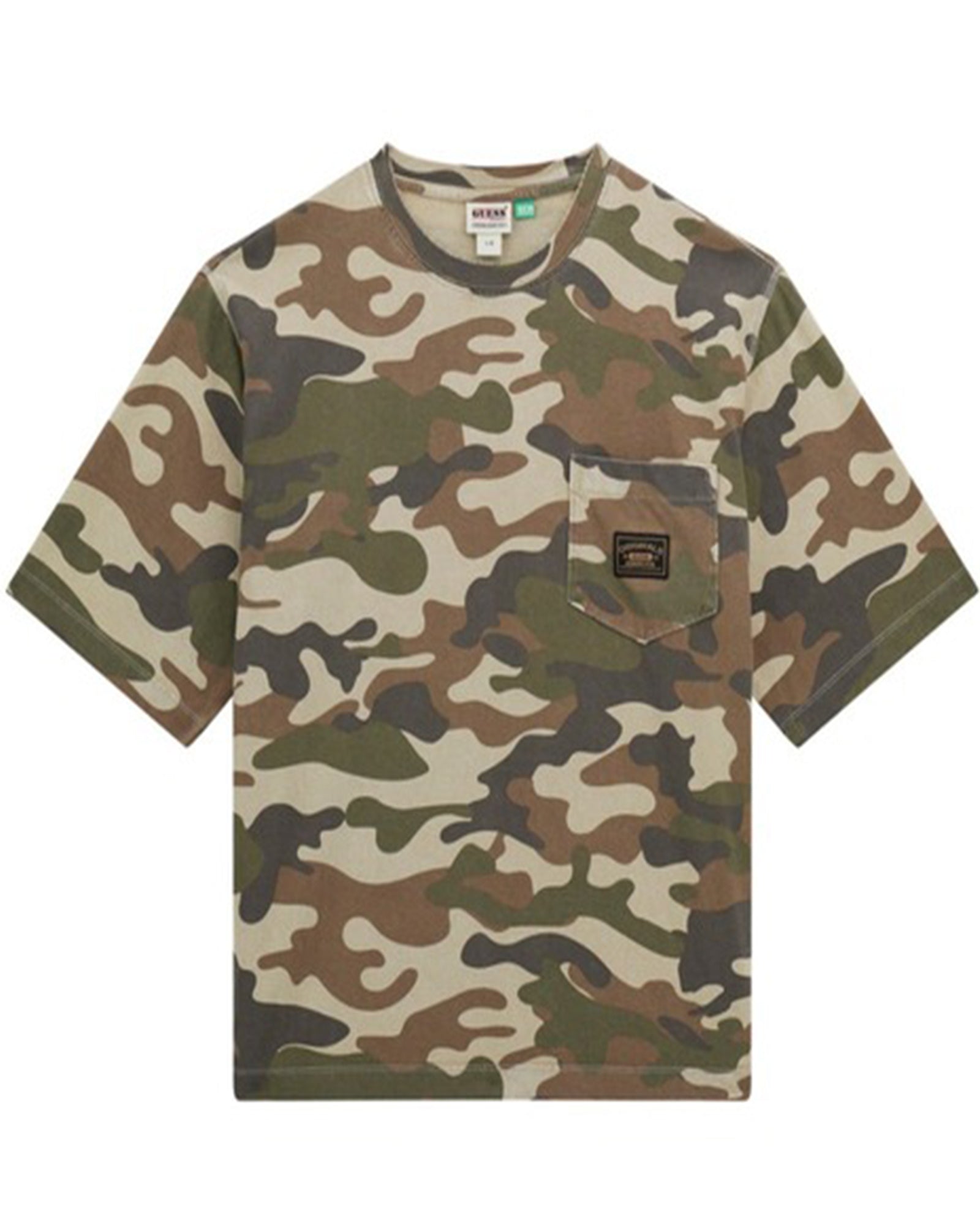 GUESS JEANS・ゲス ジーンズ - Tシャツ・カットソー GO AOP BOXY POCKET TEE / MULTI