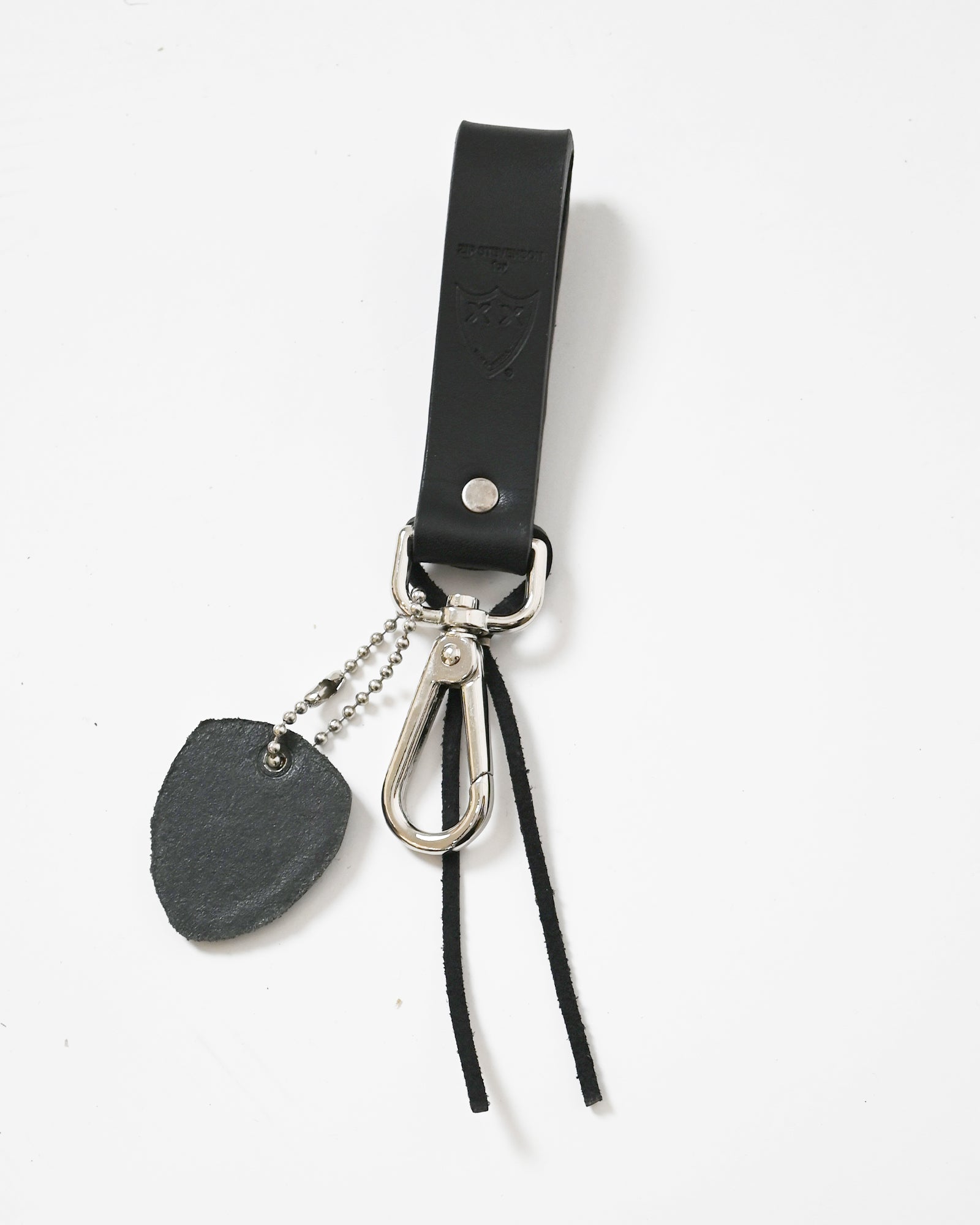 HTC・ - キーチェーン HALF STARBARST STUDS NARROW & JUWEL KEYHOLDER / BLACK