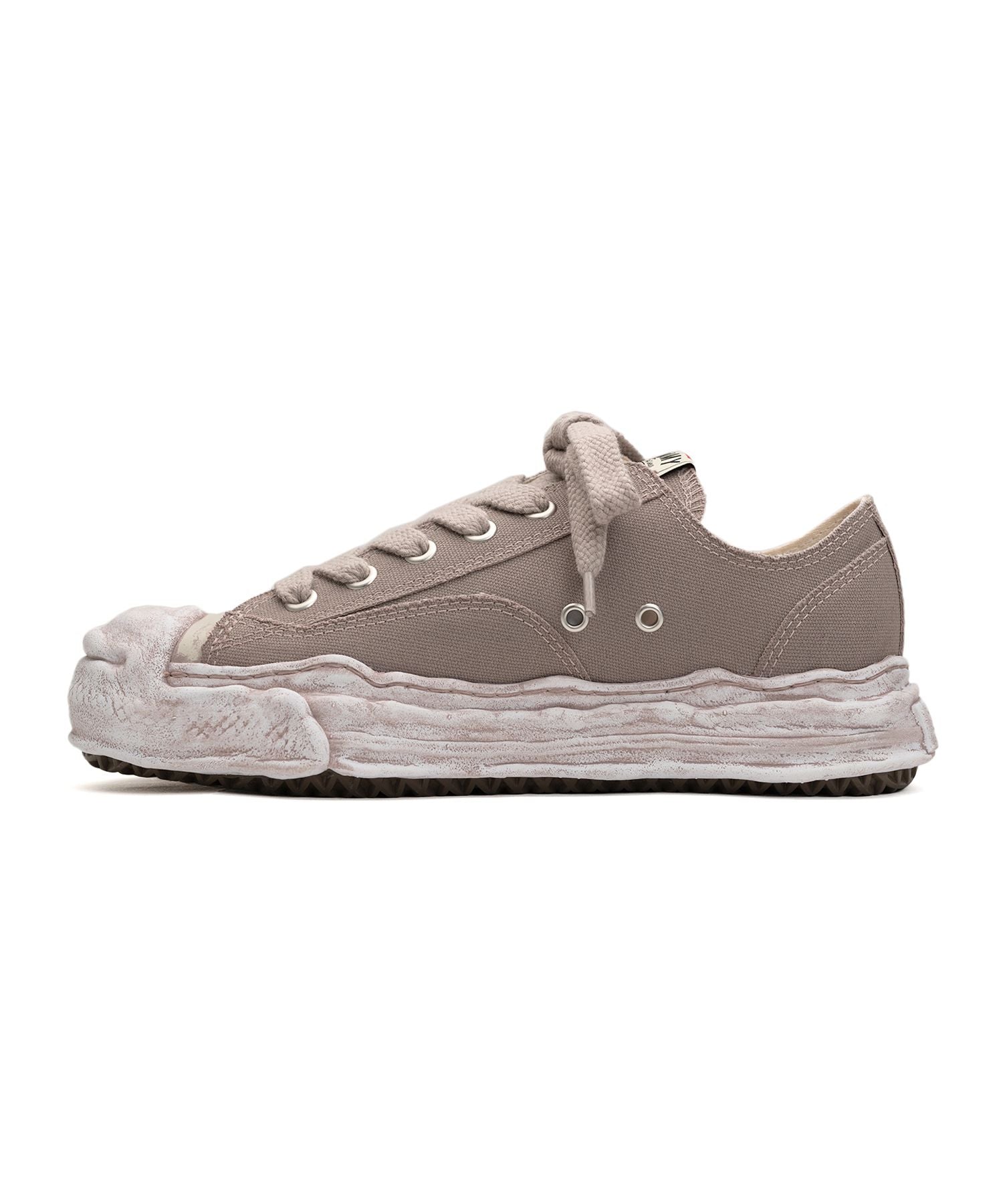 MIHARA YASUHIRO × HANK / ORIGINAL SOLE CANVAS GARMENT DYED LOW-TOP SNEAKER / GRAY