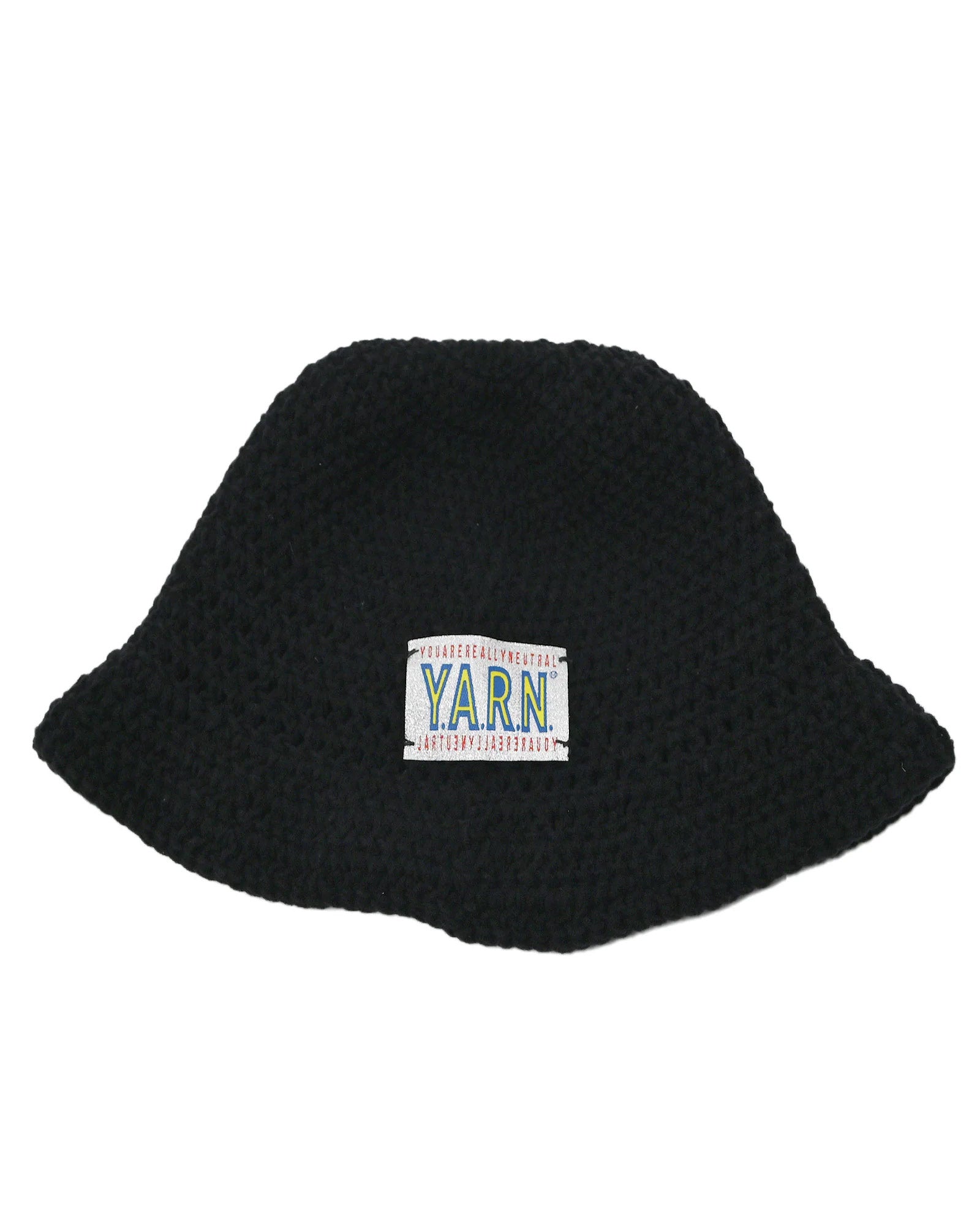 Y.A.R.N.・ヤーン - ニットキャップ・ビーニー Y.A.R.N. KNIT HAT-127 / BLACK