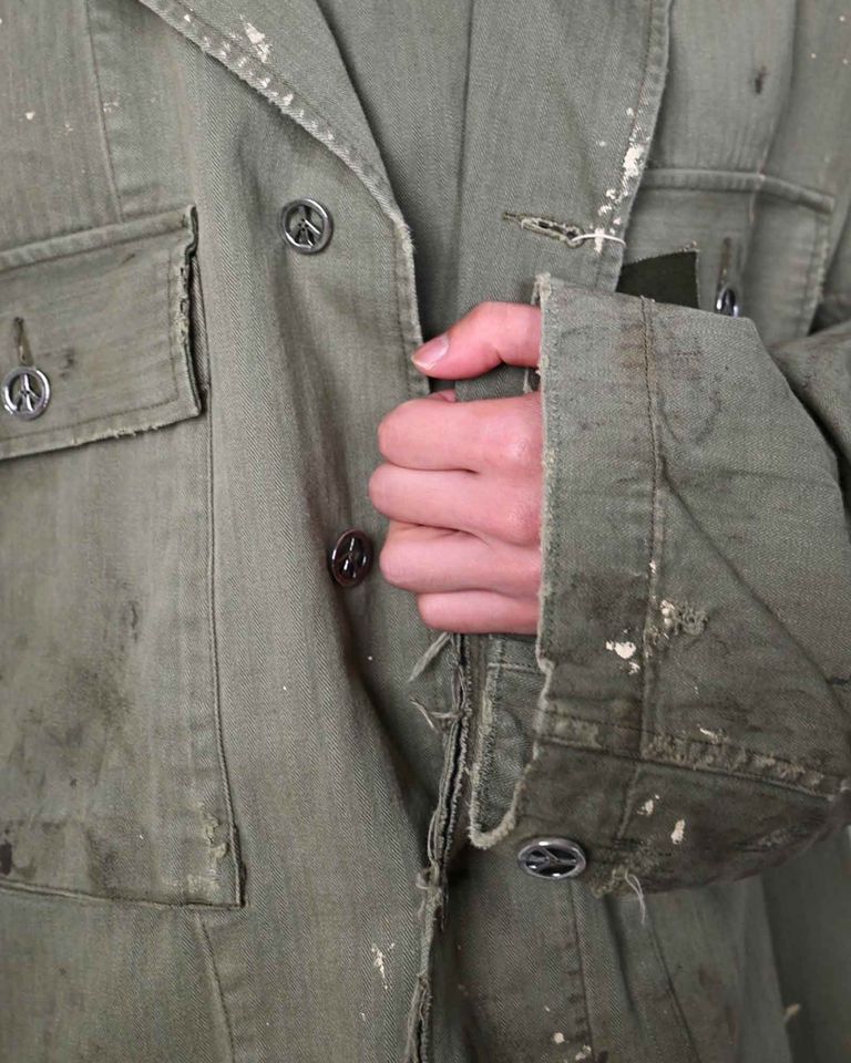 READYMADE × HBONE SHIRTJACKET / KHAKI