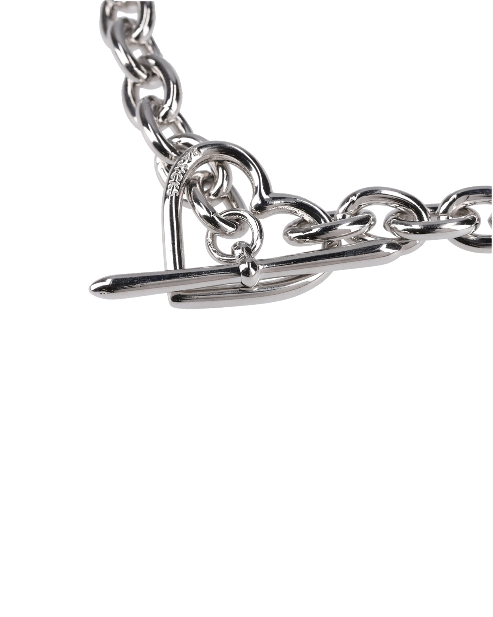 BASICKS × HEART BRACELET (SMALL LINK) / SILVER
