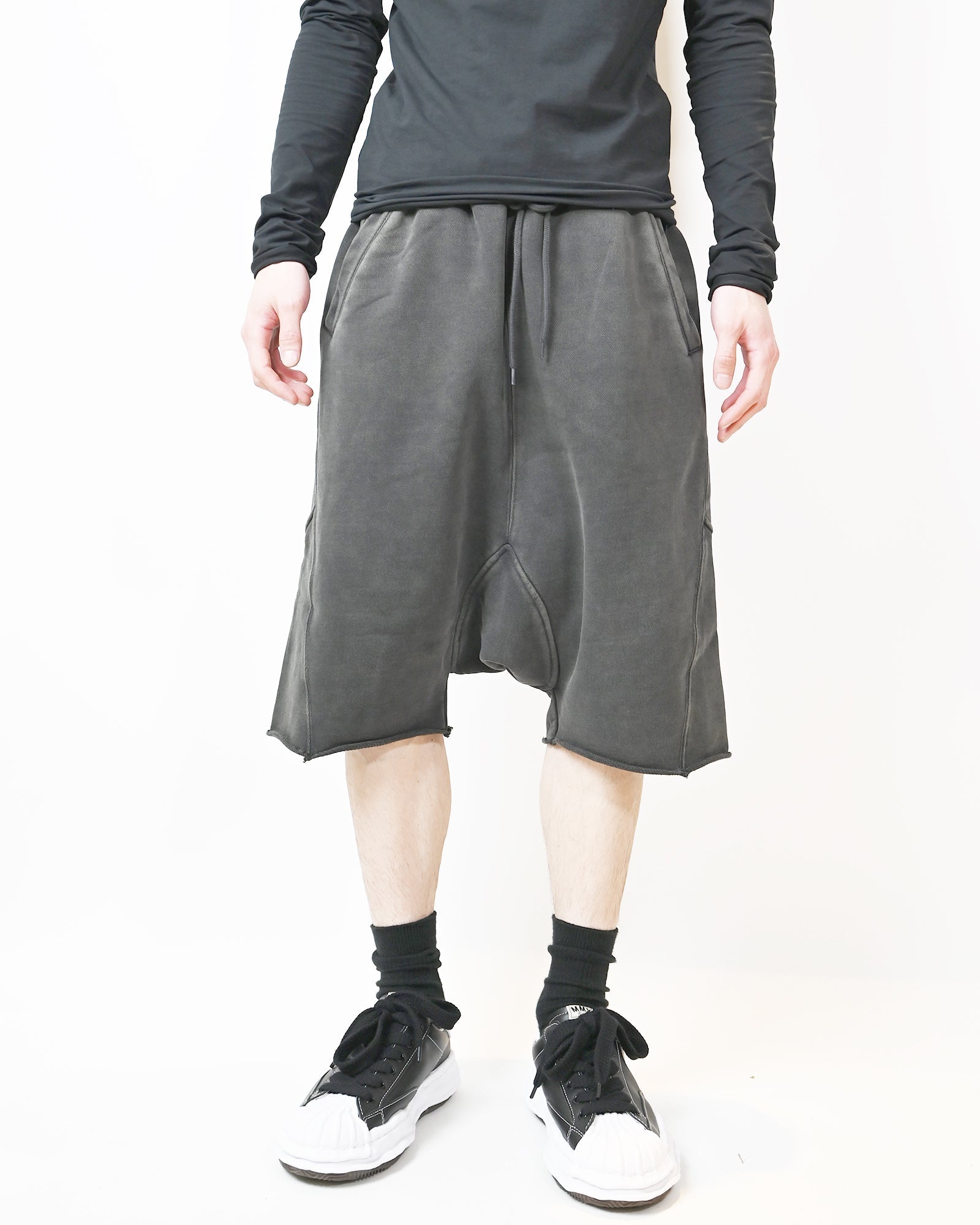 Entire studios・エンタイアスタジオ - ハーフ・ショートパンツ HEAVY DROP SHORT / WASHED BLACK
